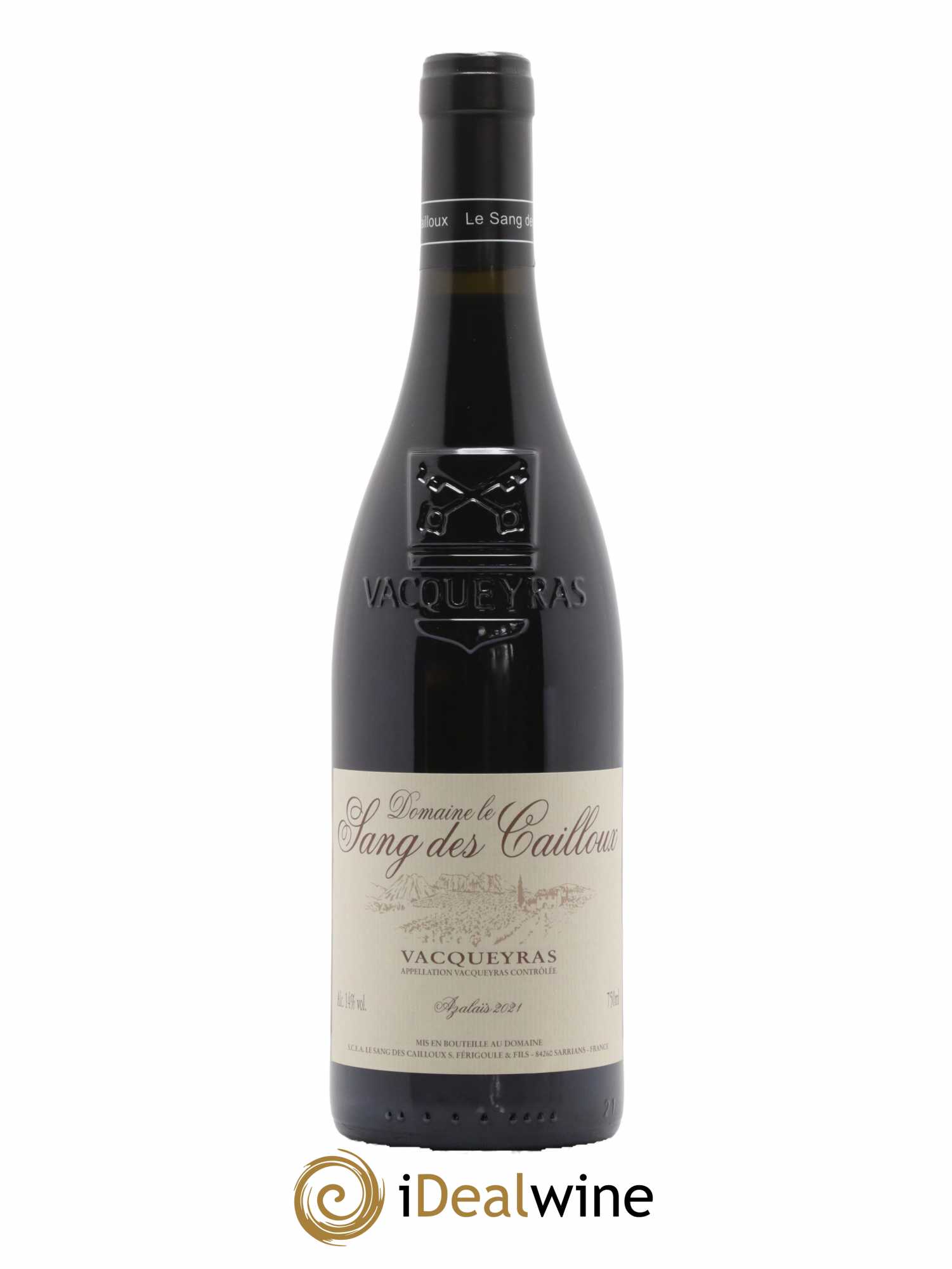 Vacqueyras Azalaïs Le Sang des Cailloux 2021 - Lot de 1 bouteille - 0