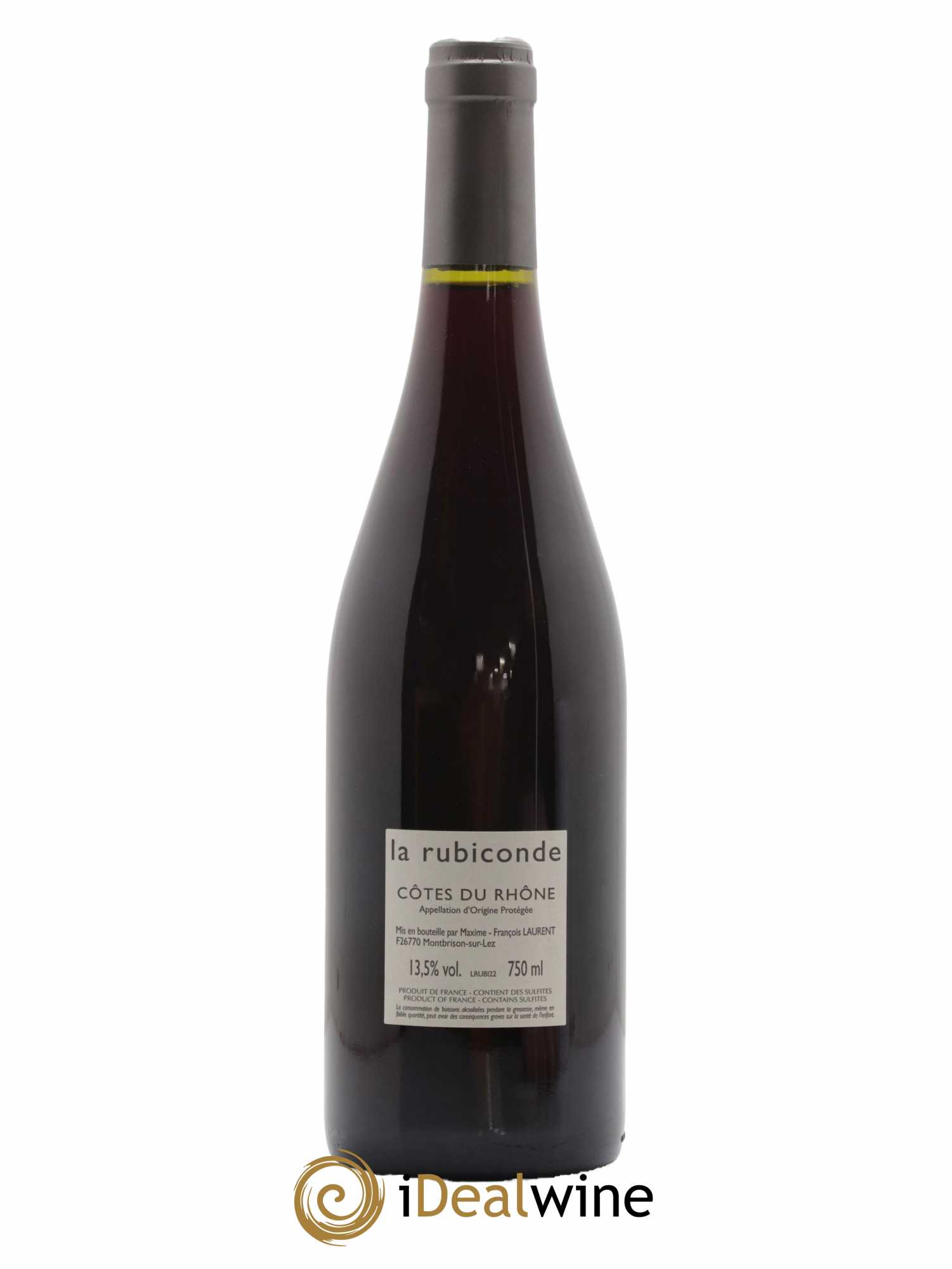 Côtes-du-Rhône Rubiconde Maxime-François Laurent (Gramenon) 2022 - Lot de 1 bouteille - 1