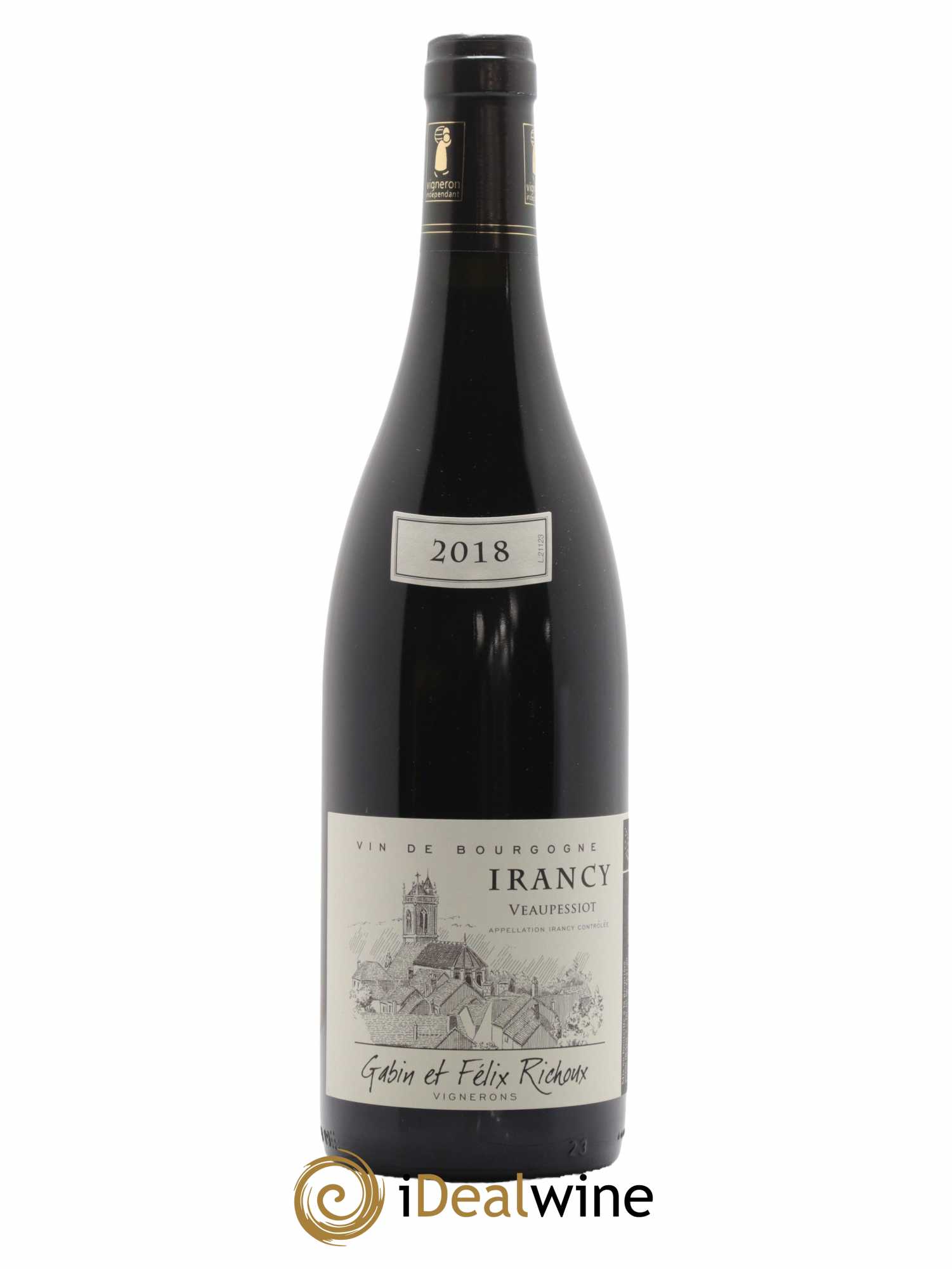 Irancy Veaupessiot Domaine Gabin et Félix Richoux 2018 - Lot of 1 bottle - 0