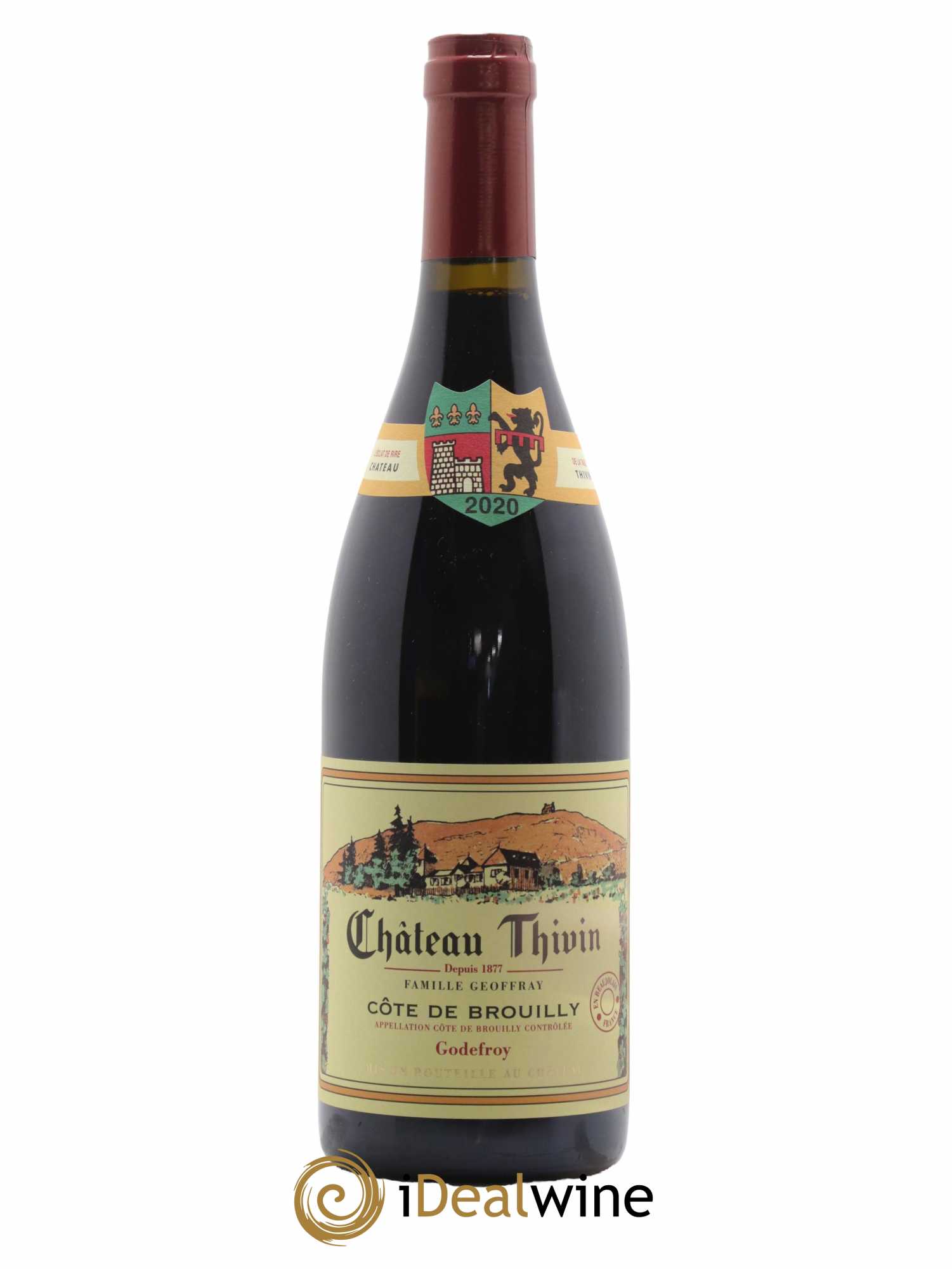Côte de Brouilly Cuvée Godefroy Château Thivin 2020 - Lot de 1 bouteille - 0