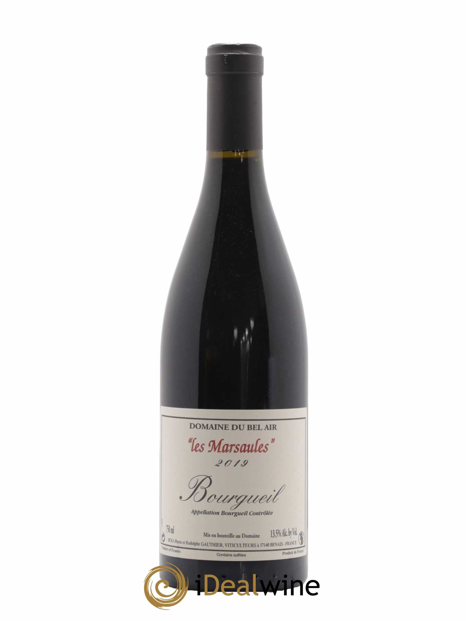 Bourgueil Marsaules Domaine du Bel Air 2019 - Lot de 1 bouteille - 0