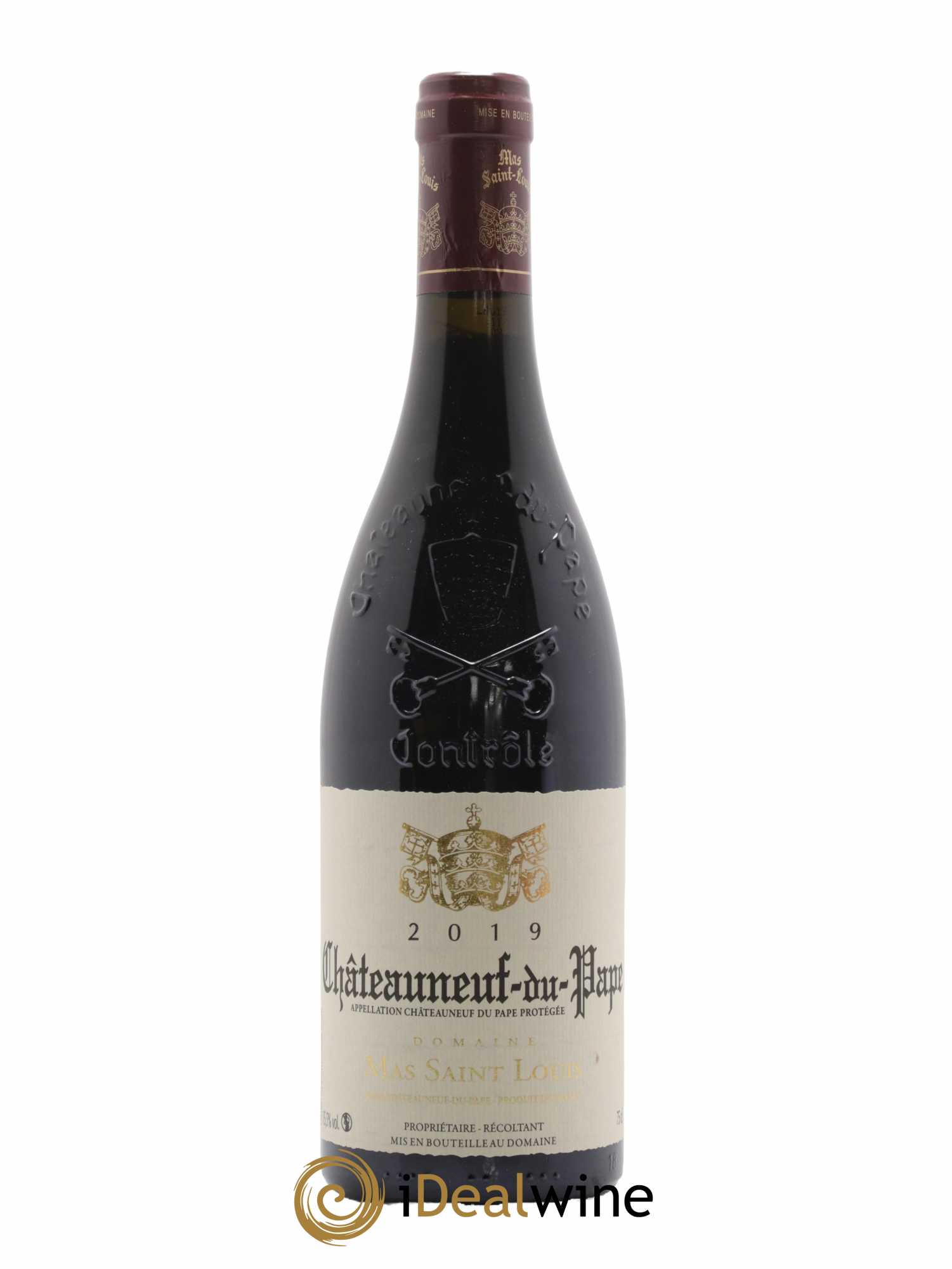 Châteauneuf-du-Pape Tradition Mas Saint-Louis 2019 - Lot de 1 bouteille - 0
