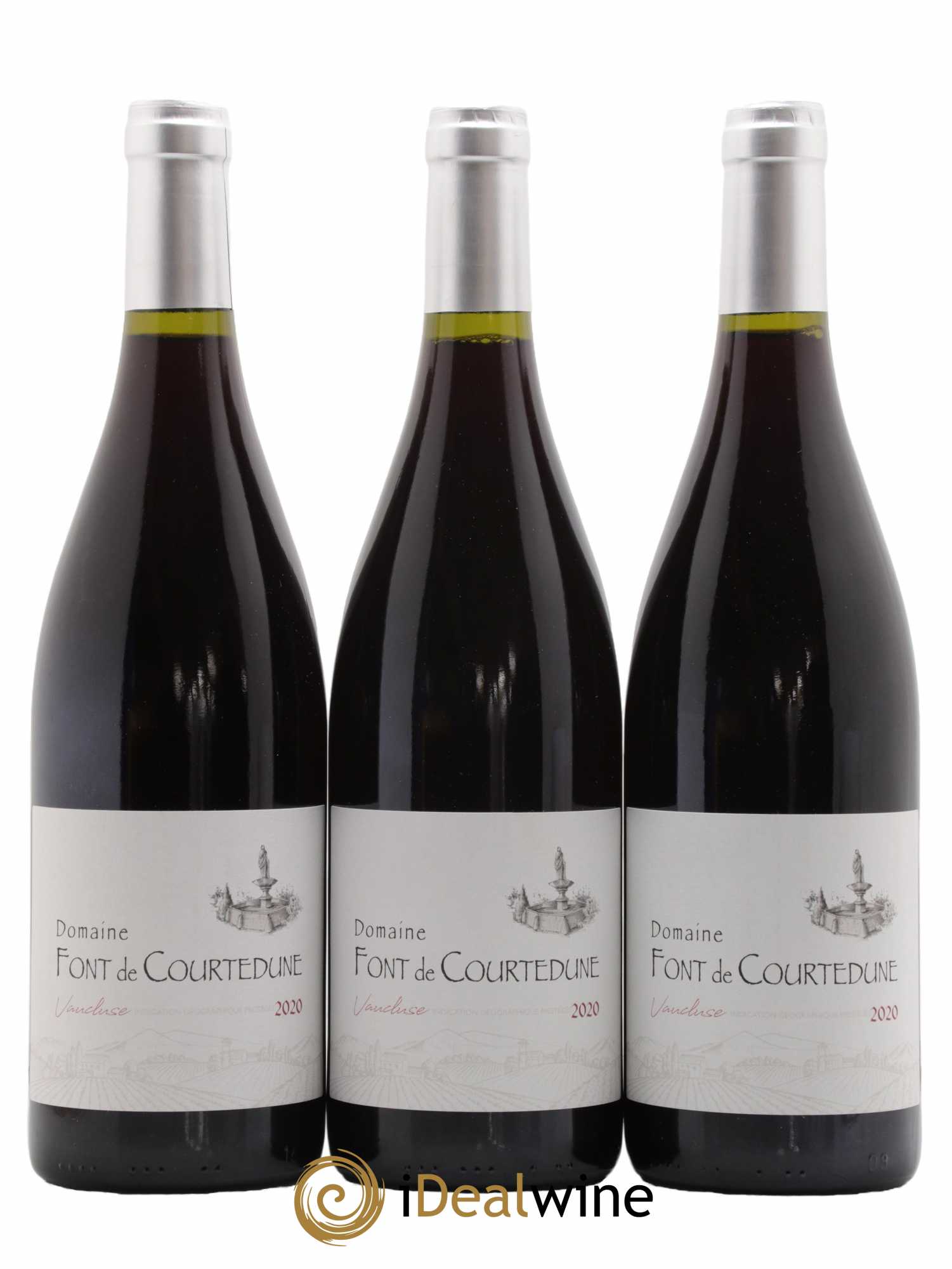 Vaucluse Domaine Font de Courtedune 2020 - Lot de 3 bouteilles - 0