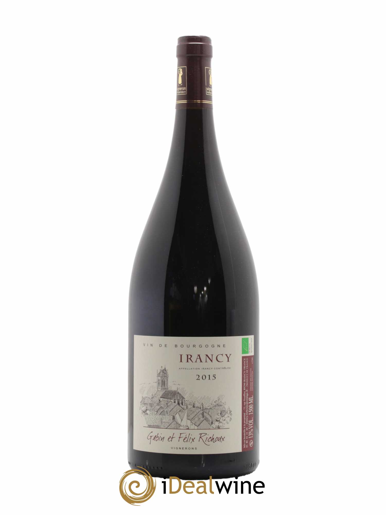 Irancy Domaine Gabin et Félix Richoux 2015 - Lot de 1 magnum - 0