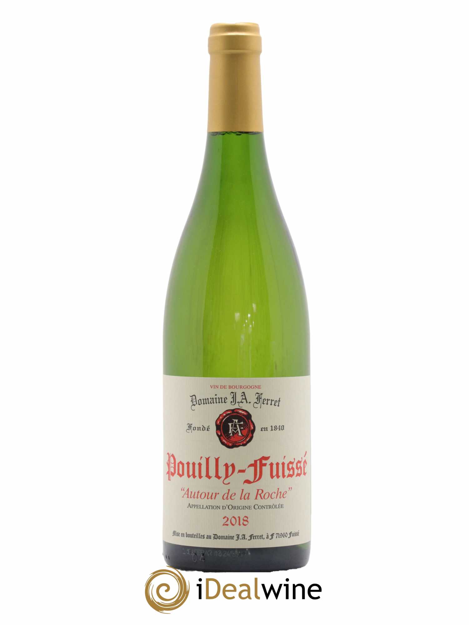 Pouilly-Fuissé Autour de la Roche J.A. Ferret (Domaine) 2018 - Lot de 1 bouteille - 0