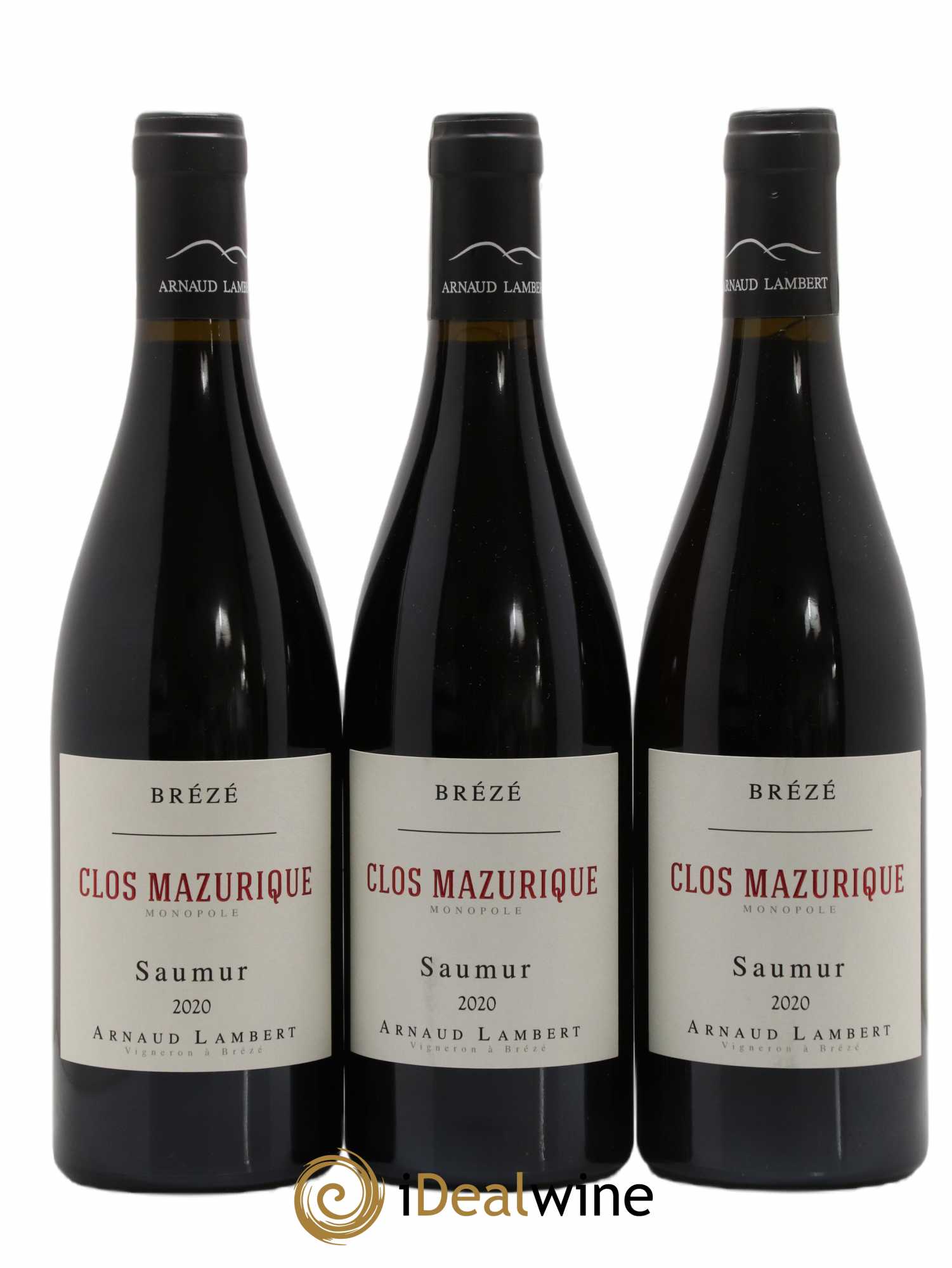 Saumur Clos Mazurique Arnaud Lambert (sans prix de réserve) 2020 - Lot de 3 bouteilles - 0