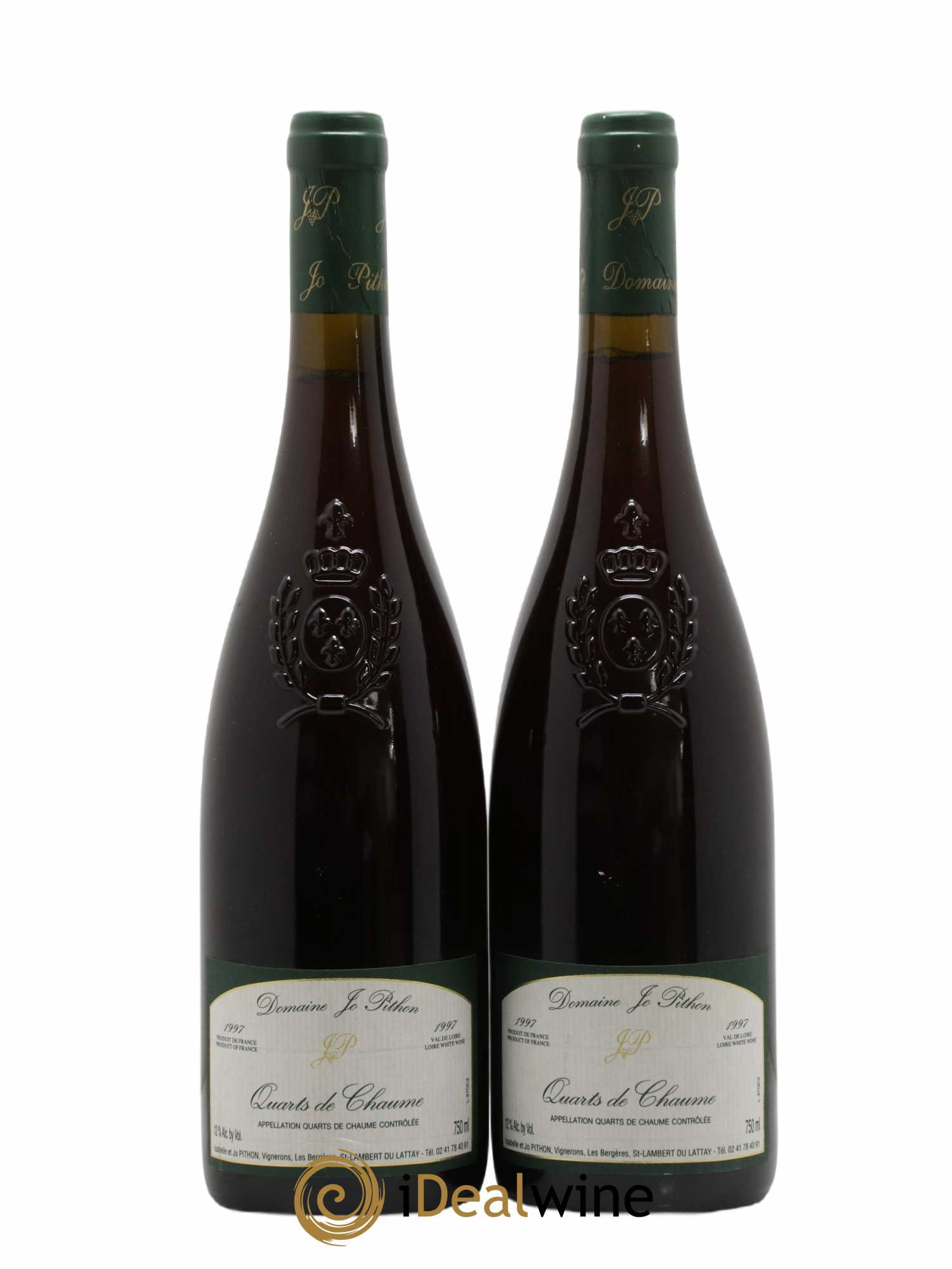Quarts de Chaume Jo Pithon (Domaine) 1997 - Lotto di 2 bottiglie - 0