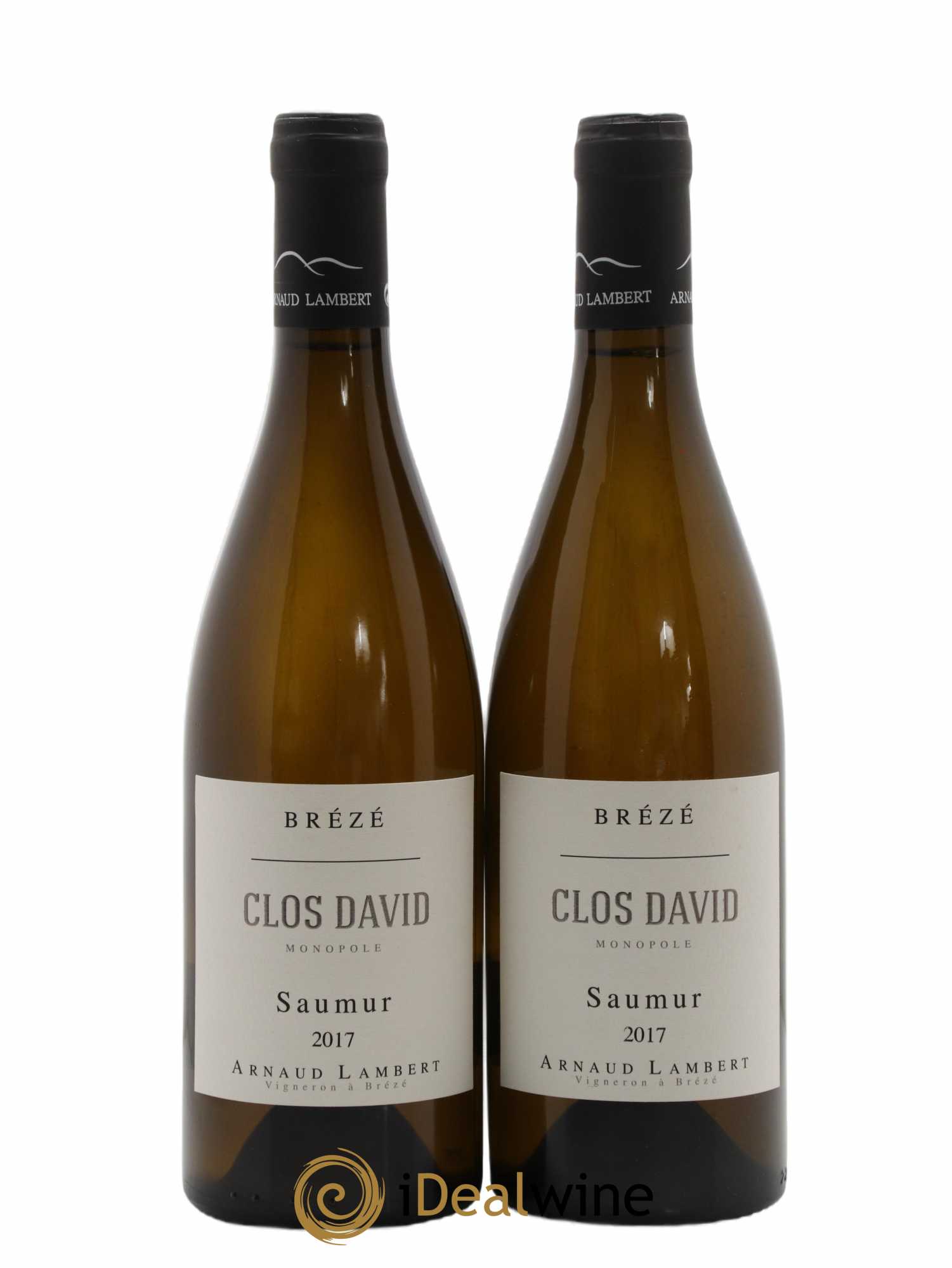 Saumur Brézé Clos David Arnaud Lambert 2017 - Lot de 2 bouteilles - 0