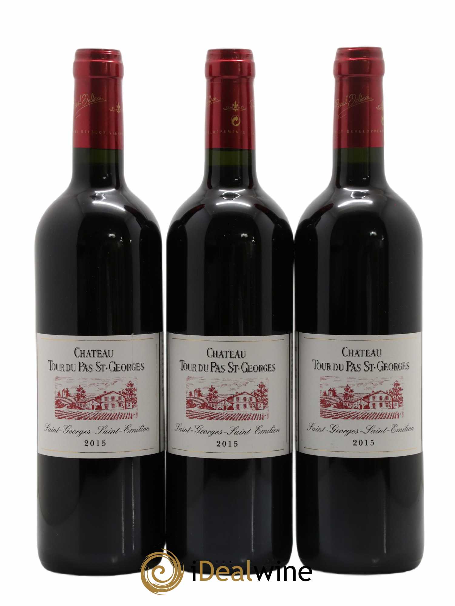 Saint-Georges-Saint-Émilion Château Tour Du Pas Saint Georges 2015 - Lot de 3 bouteilles - 0