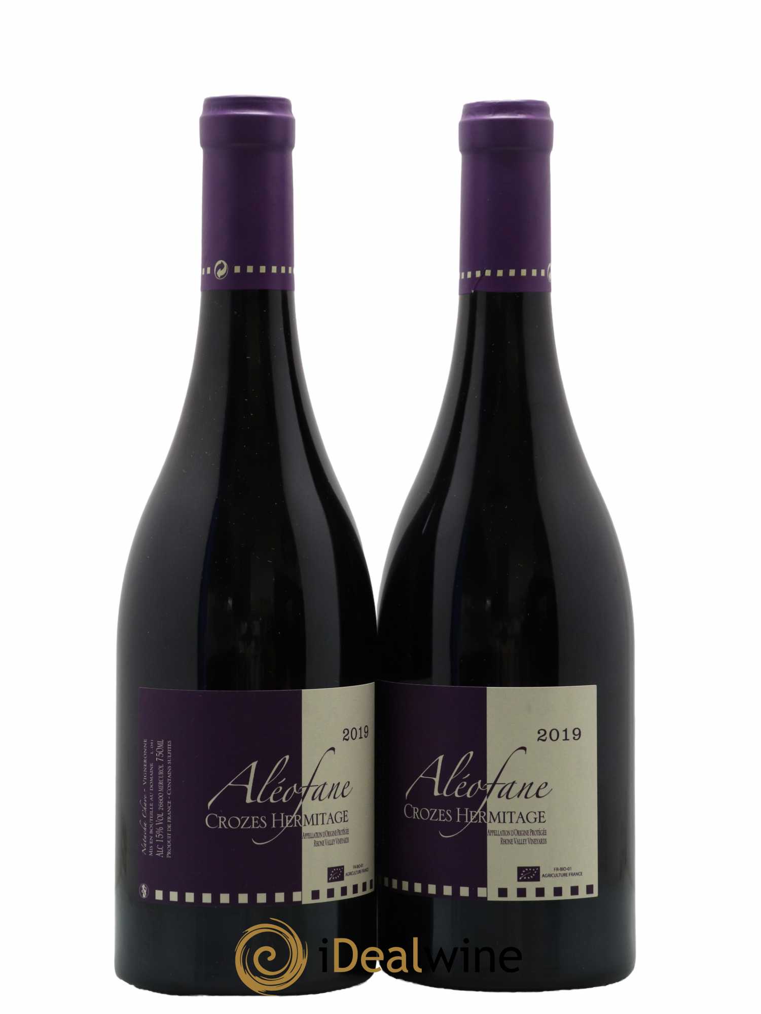 Crozes-Hermitage Aléofane (Domaine) 2019 - Lot de 2 bouteilles - 0