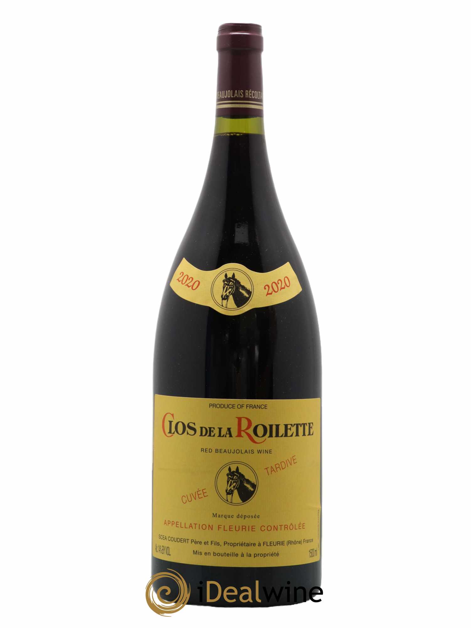 Fleurie Cuvée Tardive Clos de la Roilette 2020 - Lot de 1 magnum - 0