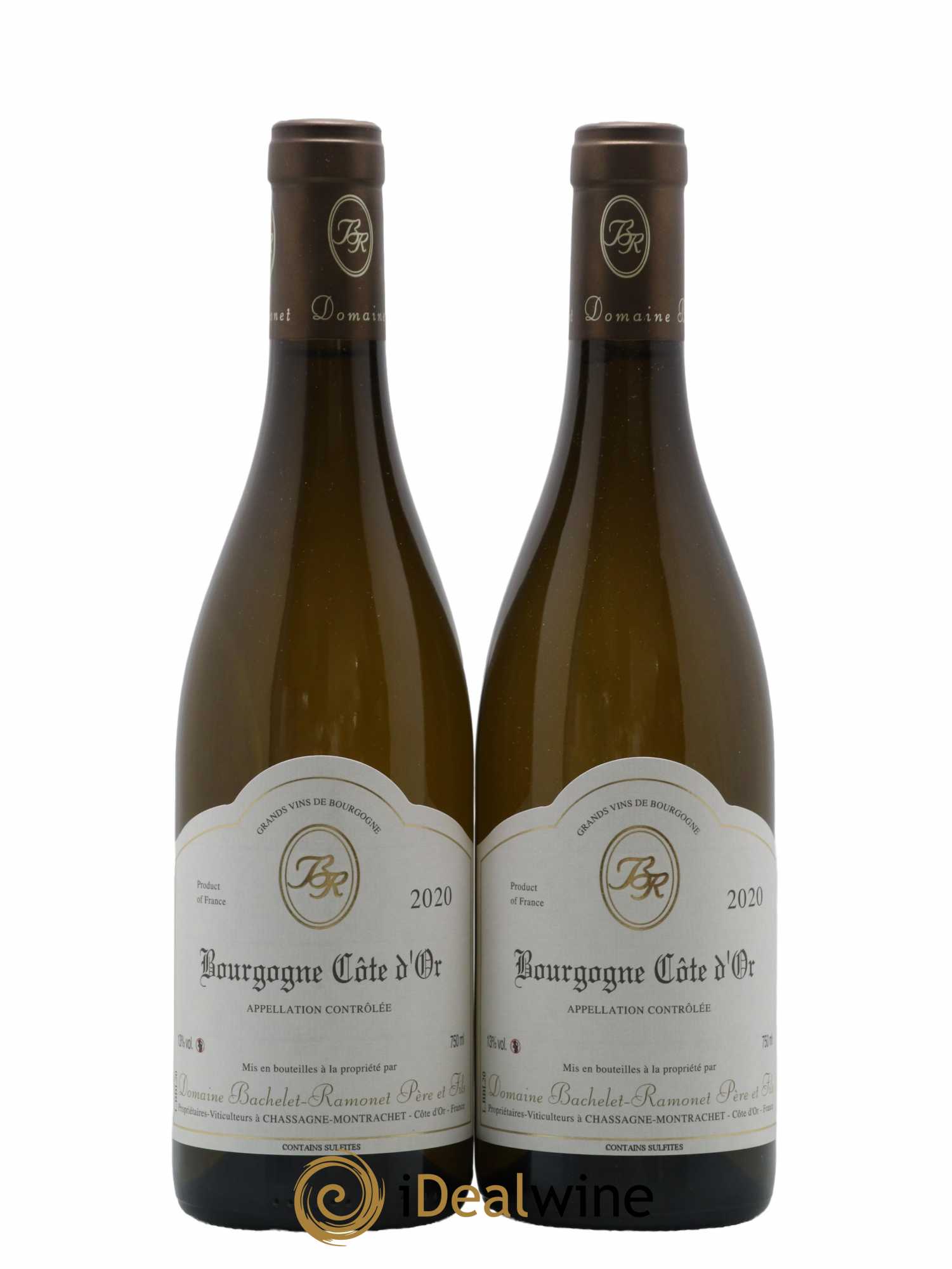 Bourgogne Côte d'Or Bachelet Ramonet 2020 - Lot de 2 bouteilles - 0