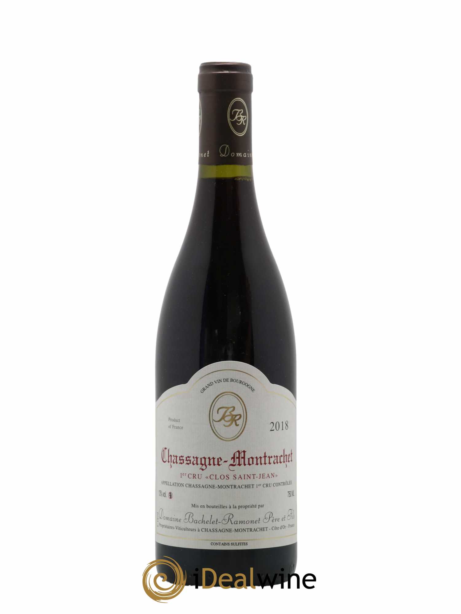 Chassagne-Montrachet 1er Cru Clos Saint-Jean Bachelet-Ramonet (Domaine) 2018 - Lot de 1 bouteille - 0
