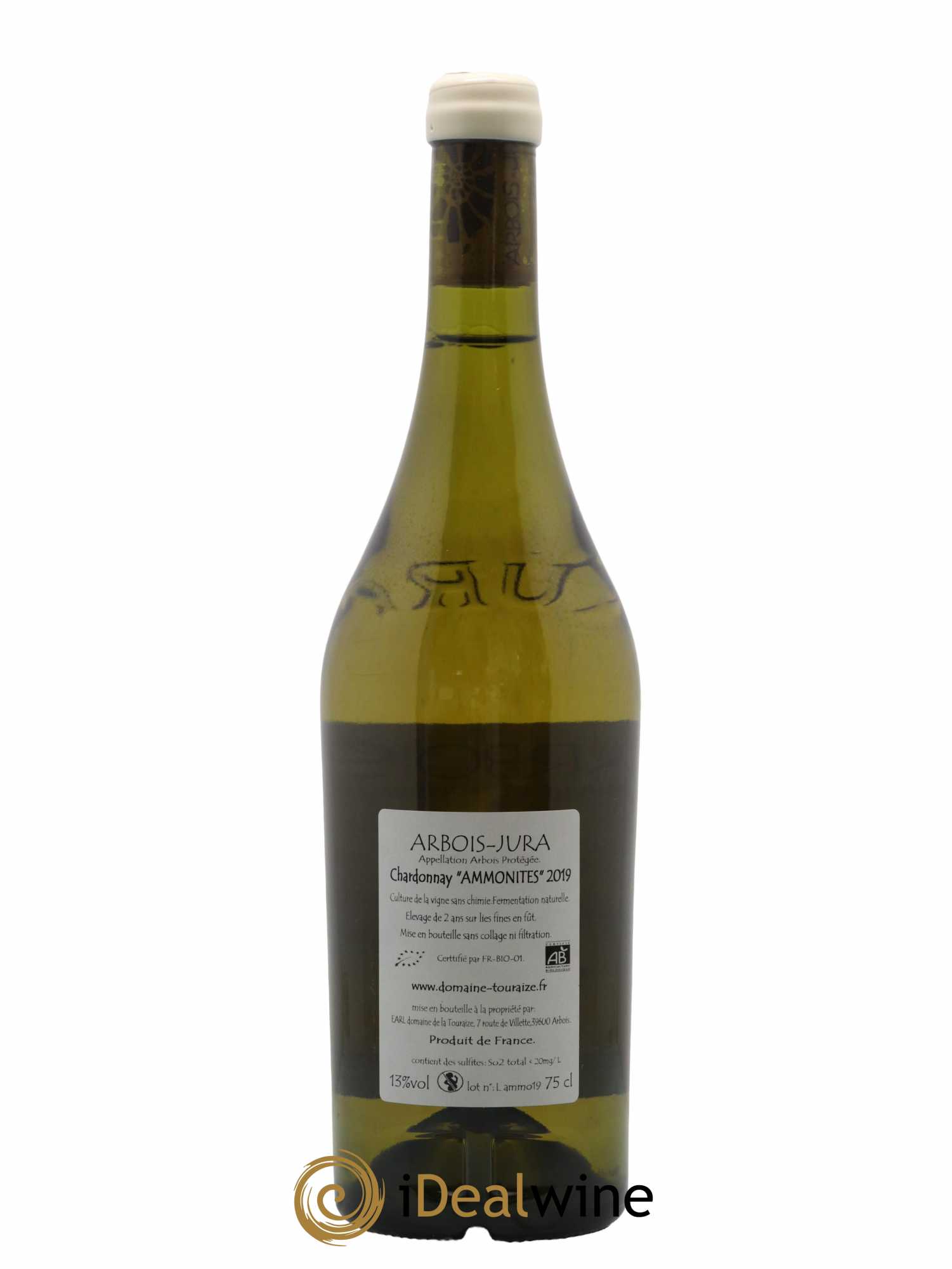 Arbois Chardonnay Ammonites Domaine de la Touraize 2019 - Lot de 1 bouteille - 1