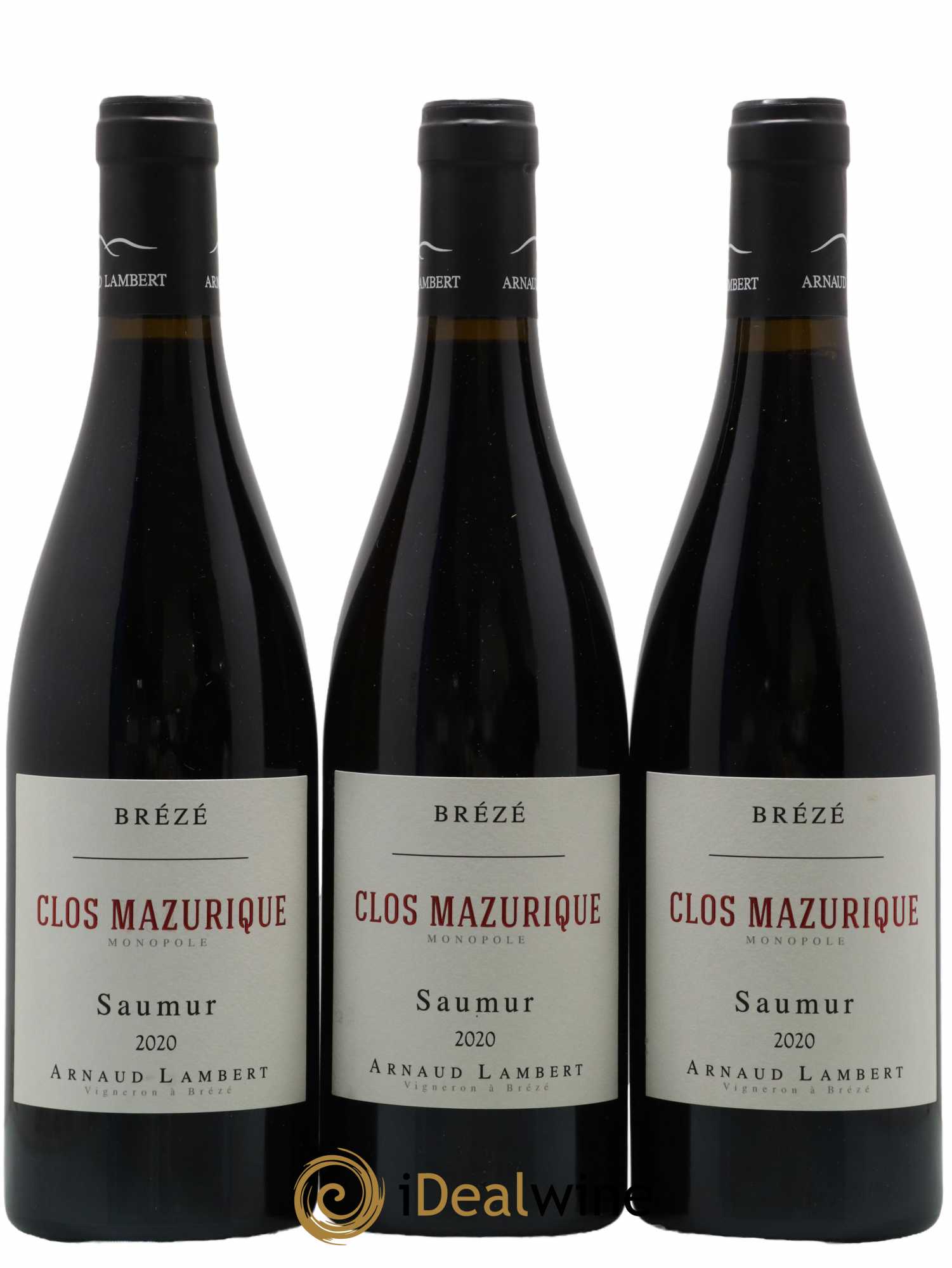 Saumur Clos Mazurique Arnaud Lambert 2020 - Lot de 3 bouteilles - 0