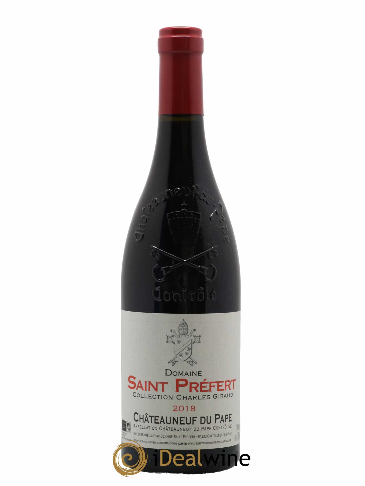 Châteauneuf-du-Pape Collection Charles Giraud Domaine Saint-Préfert 2018 - Lot de 1 bouteille - 0