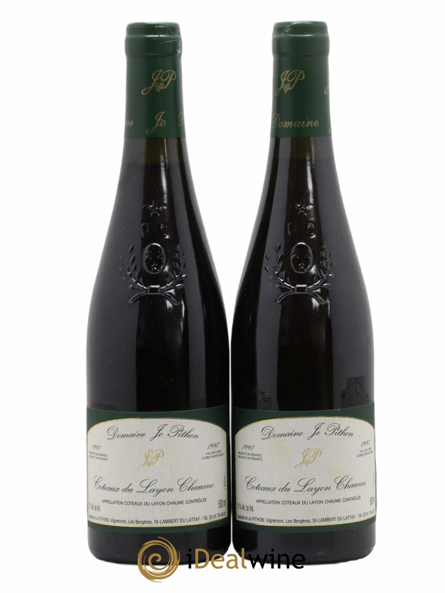 Coteaux du Layon Chaume Jo Pithon 50CL 1997 - Lotto di 2 bottiglie - 0