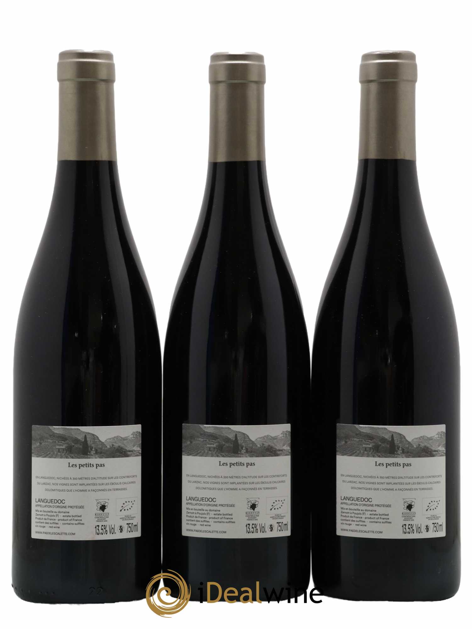 Languedoc Les Petits Pas Pas de l'Escalette 2020 - Lot de 3 bouteilles - 1