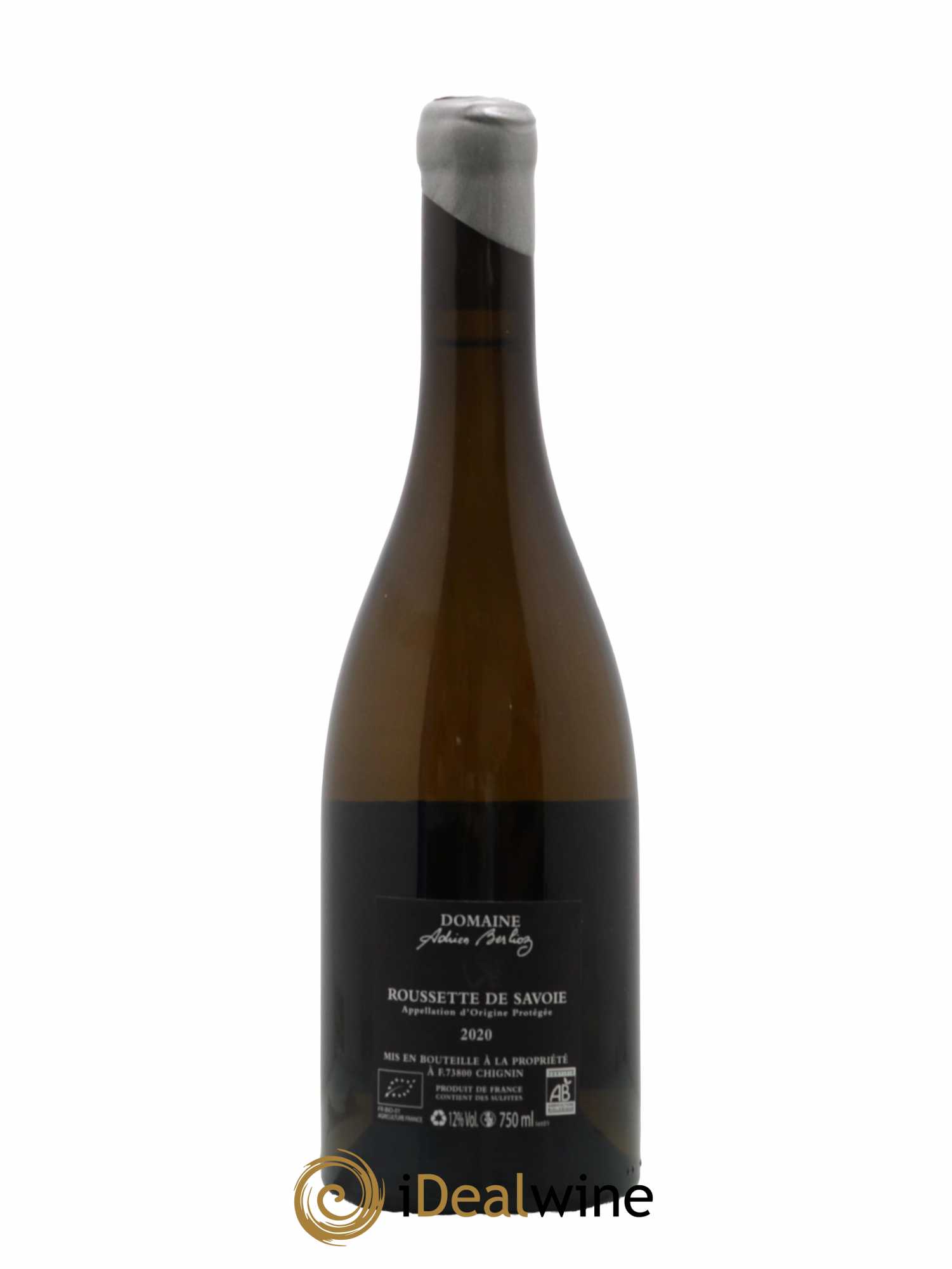 Roussette de Savoie Zulime Adrien Berlioz 2020 - Lot de 1 bouteille - 1