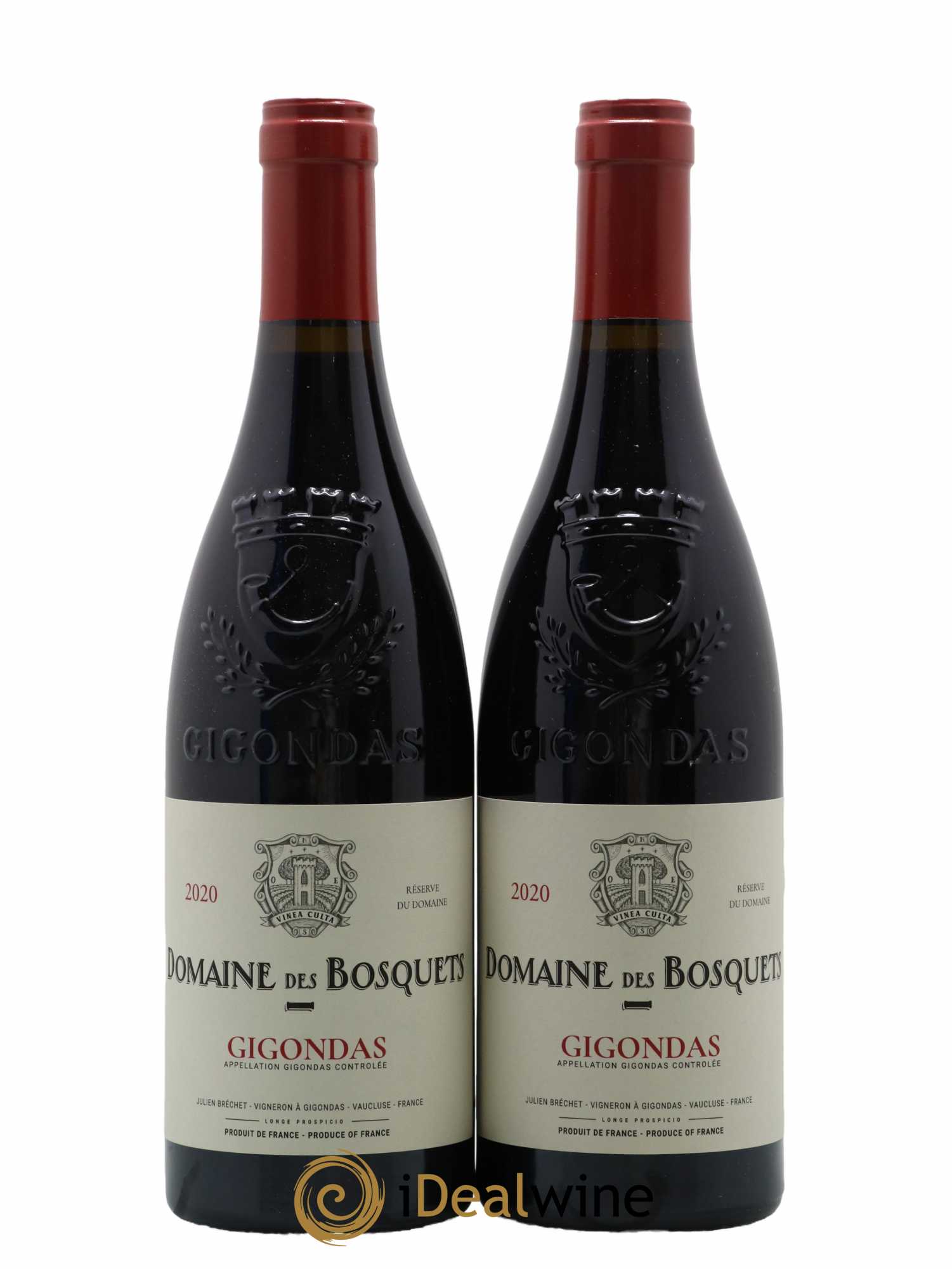 Gigondas Reserve Domaine Des Bosquets 2020 - Lot of 2 bottles - 0