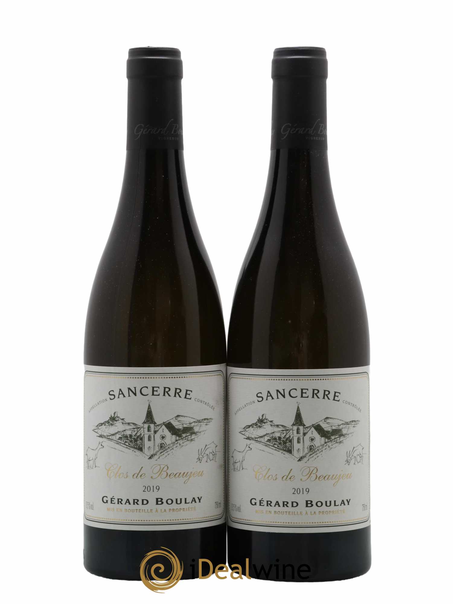 Sancerre Clos de Beaujeu Gérard Boulay 2019 - Lot de 2 bouteilles - 0