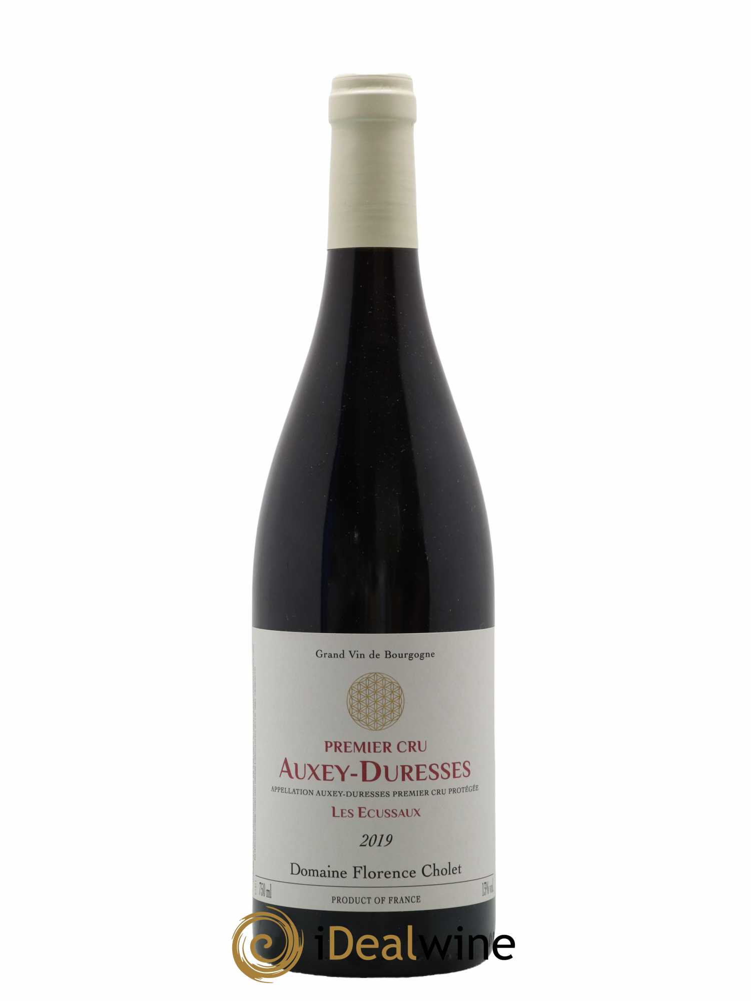 Auxey-Duresses 1er Cru les Ecussaux Florence Cholet 2019 - Lot de 1 bouteille - 0
