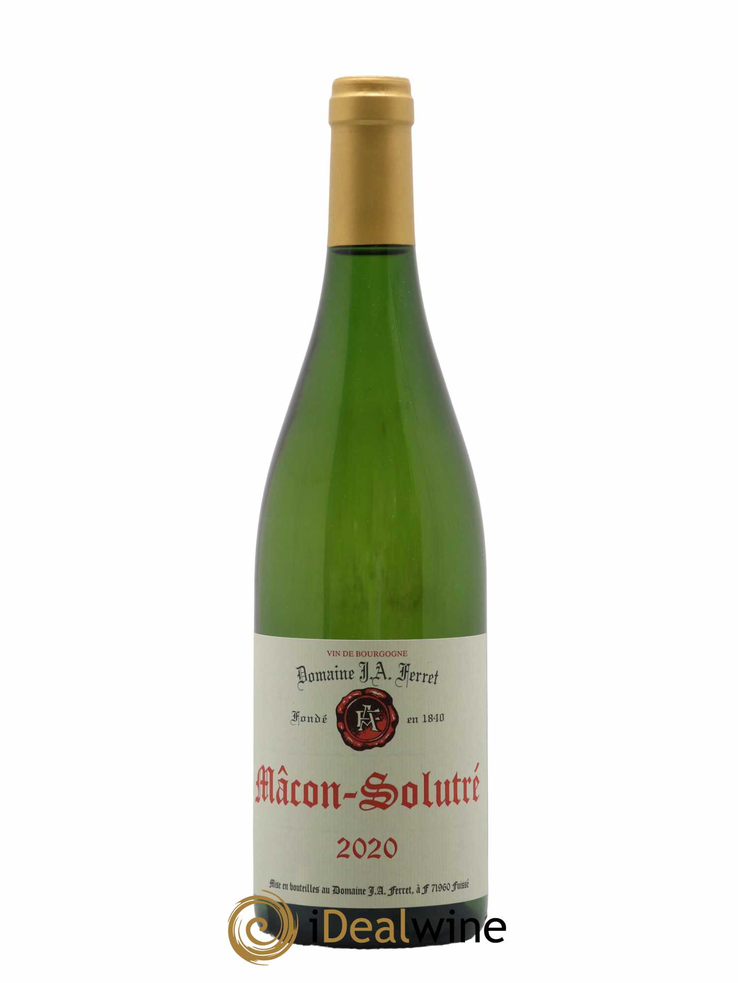 Mâcon-Solutré J.A. Ferret (Domaine) 2020 - Lot de 1 bouteille - 0