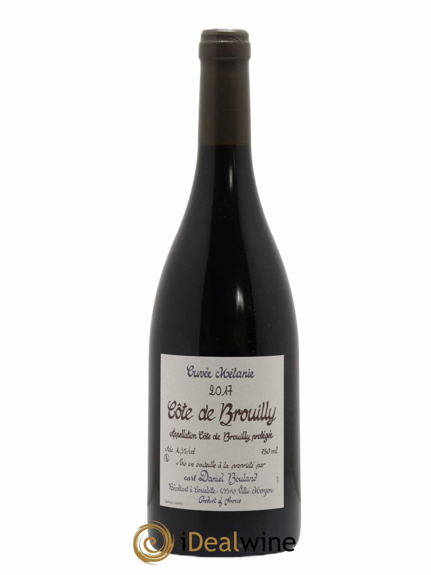 Côte de Brouilly Cuvée Mélanie Daniel Bouland (Domaine) 2017 - Lot de 1 bouteille - 0