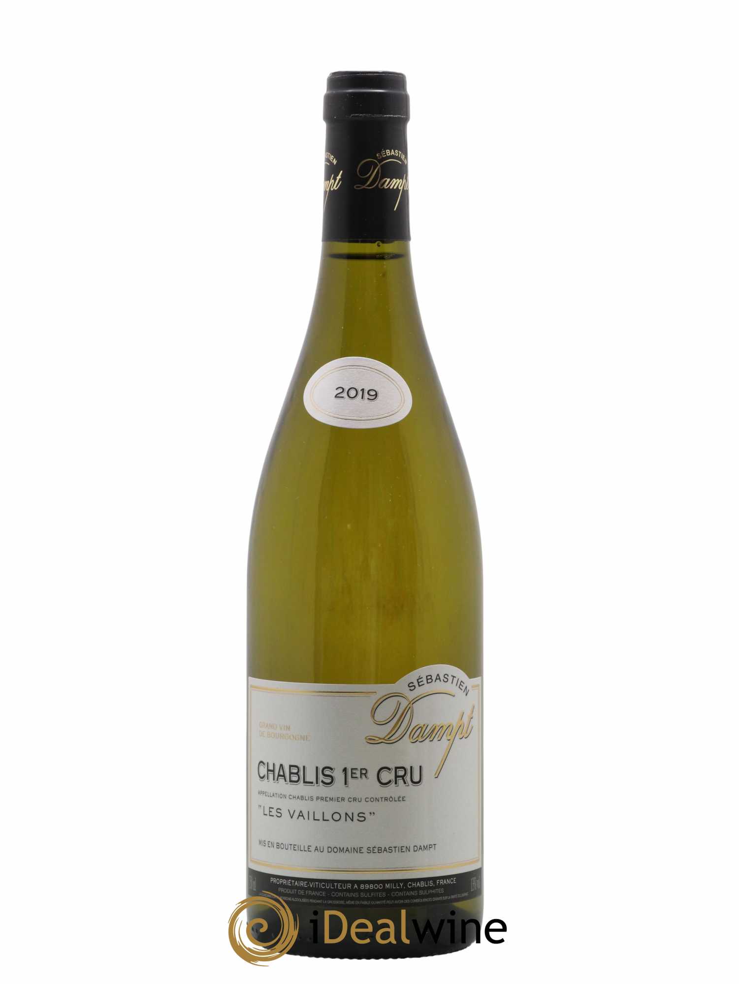 Chablis 1er Cru Les Vaillons Sebastien Dampt 2019 - Lot de 1 bouteille - 0