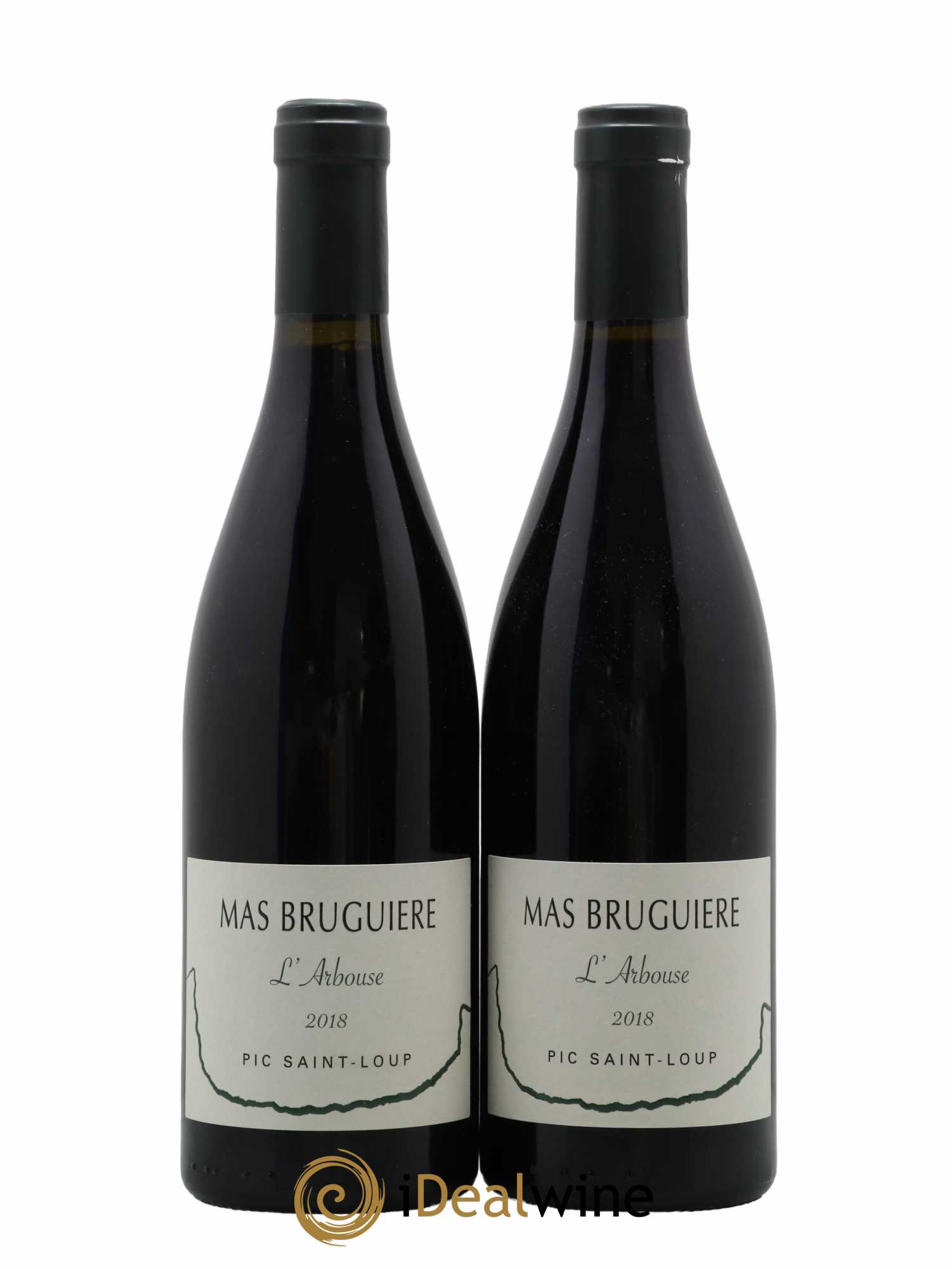 Pic Saint-Loup Mas Bruguière L'Arbouse Guilhem et Xavier Bruguière 2018 - Lot de 2 bouteilles - 0