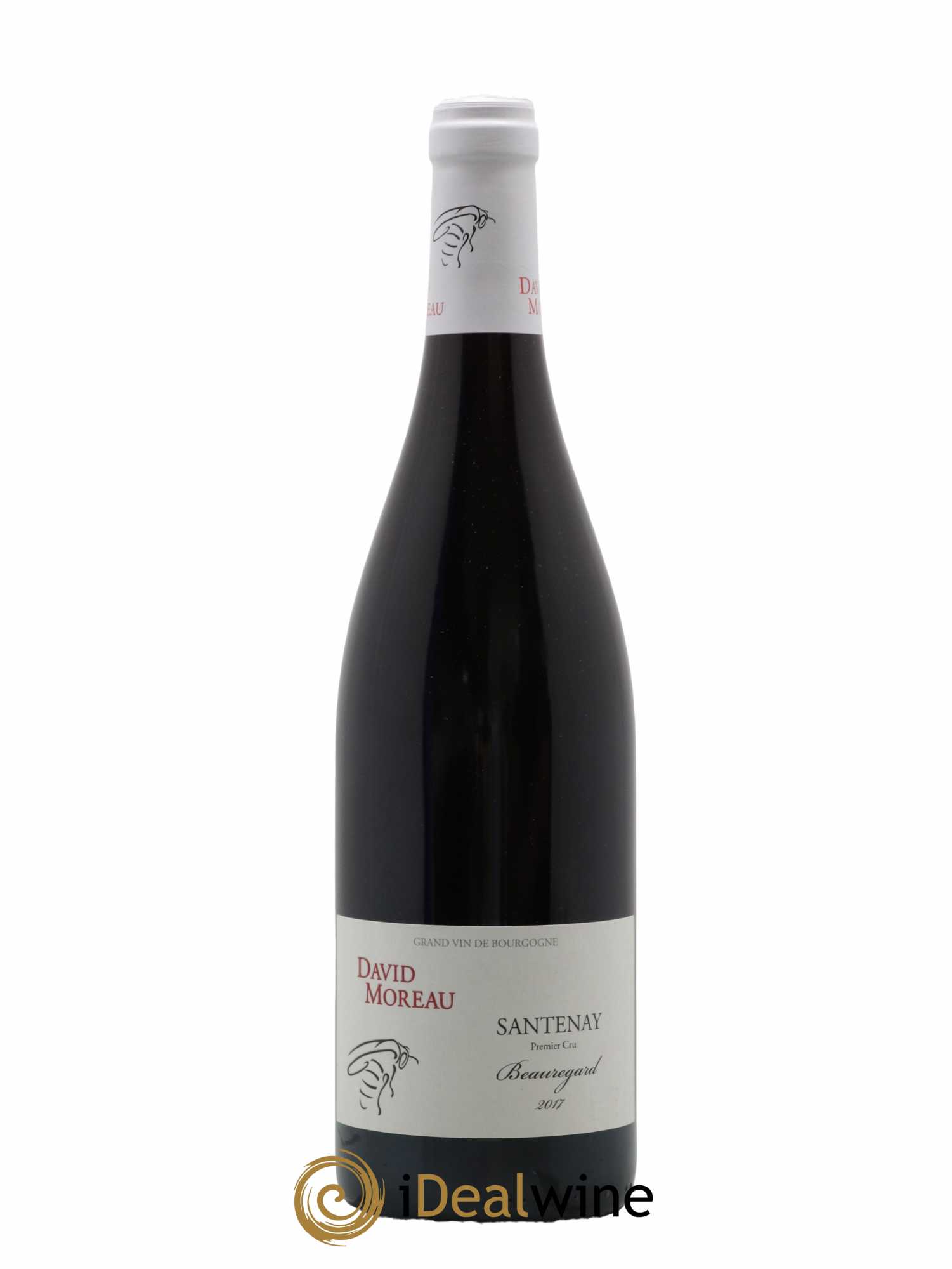 Santenay 1er Cru Beauregard David Moreau 2017 - Lot de 1 bouteille - 0