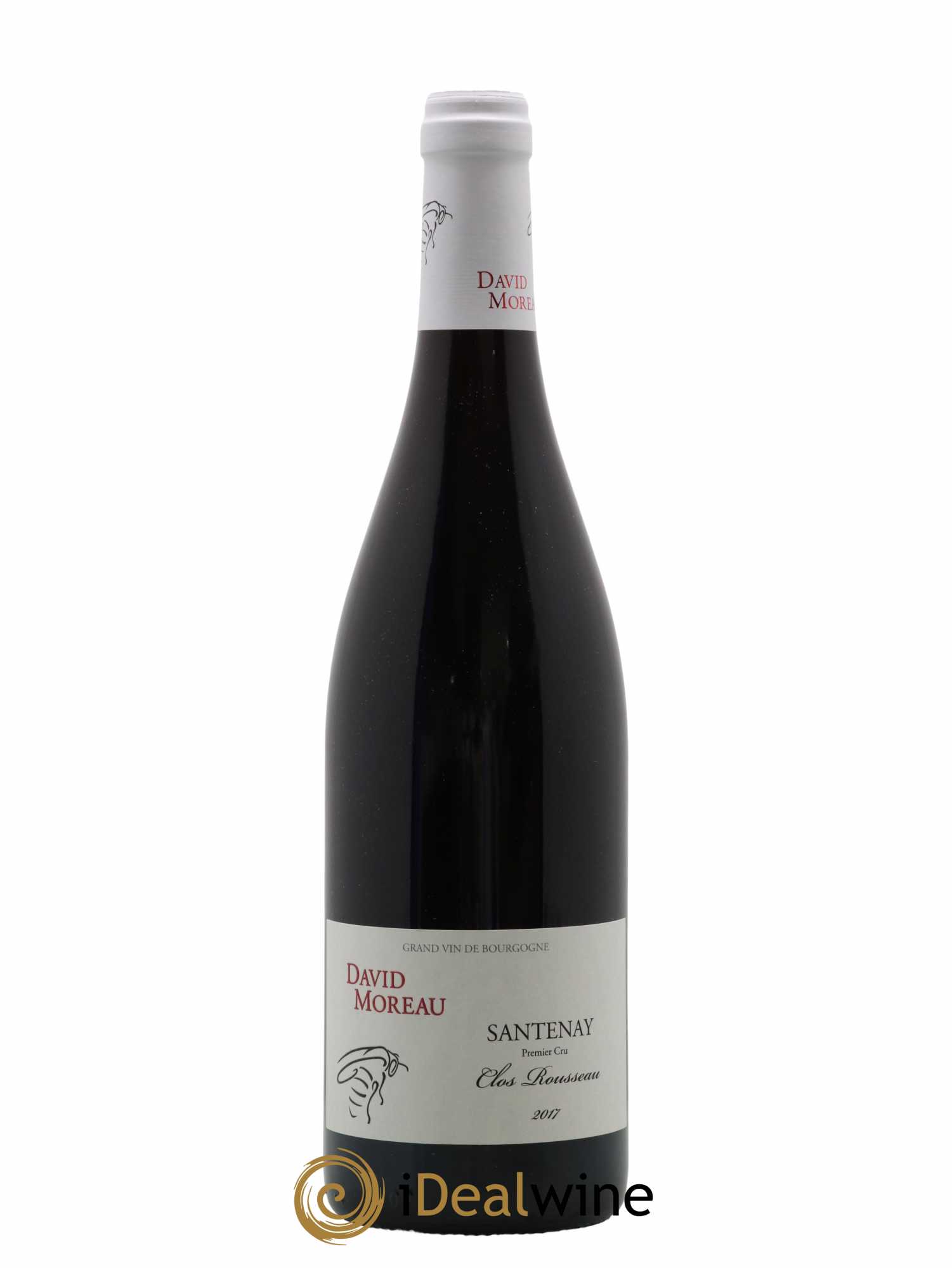 Santenay 1er Cru Clos Rousseau David Moreau 2017 - Lot de 1 bouteille - 0