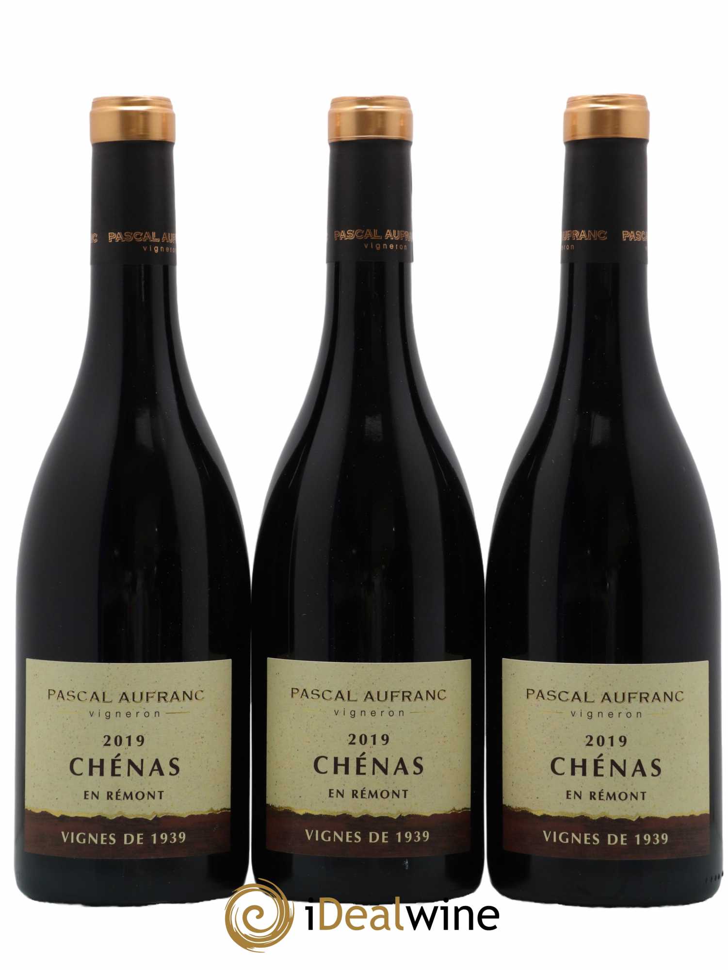 Chénas En Rémont Vignes de 1939 Pascal Aufranc 2019 - Lot de 3 bouteilles - 0