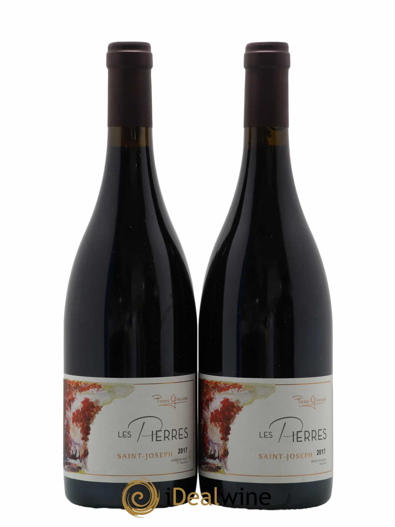 Saint-Joseph Les Pierres Pierre Gaillard 2017 - Lot de 2 bouteilles - 0