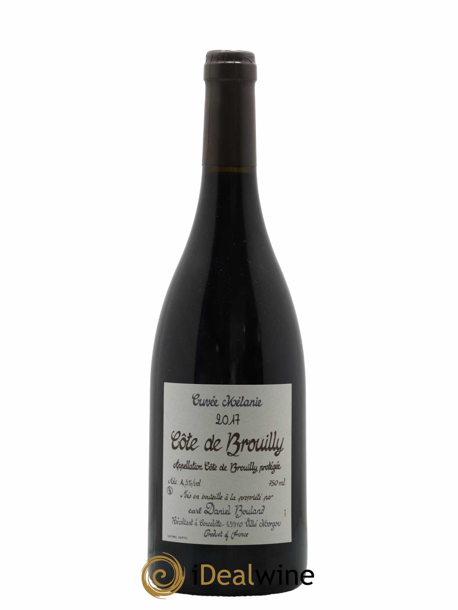 Côte de Brouilly Cuvée Mélanie Daniel Bouland (Domaine) 2017 - Lot de 1 bouteille - 0