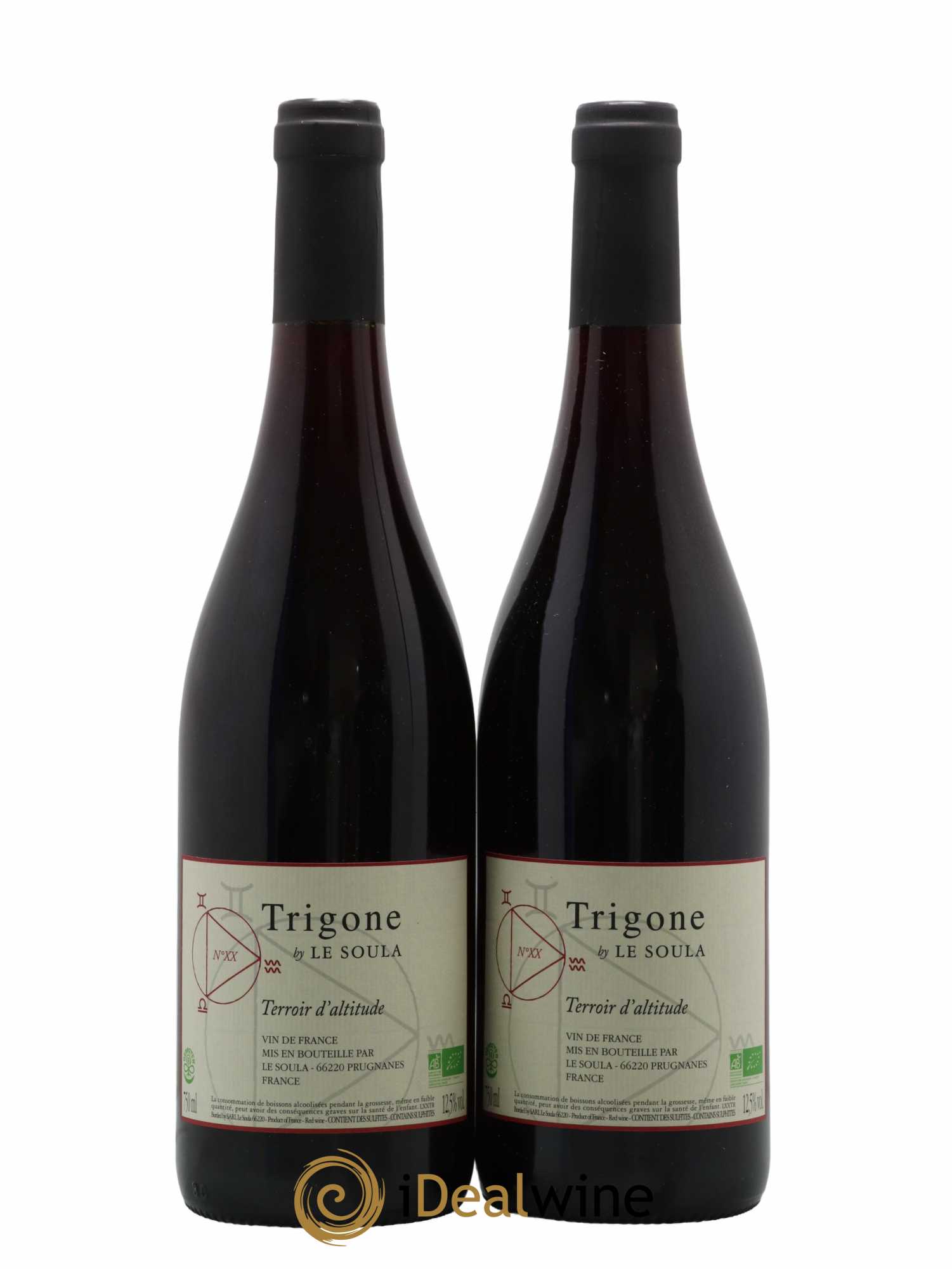 Vin de France Le Soula Trigone N° XX 2020 - Lot de 2 bouteilles - 0