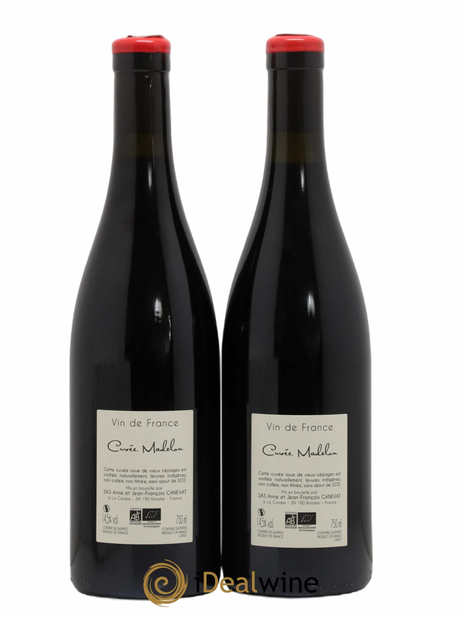 Vin de France Madelon Anne et Jean François Ganevat - Lotto di 2 bottiglie - 1