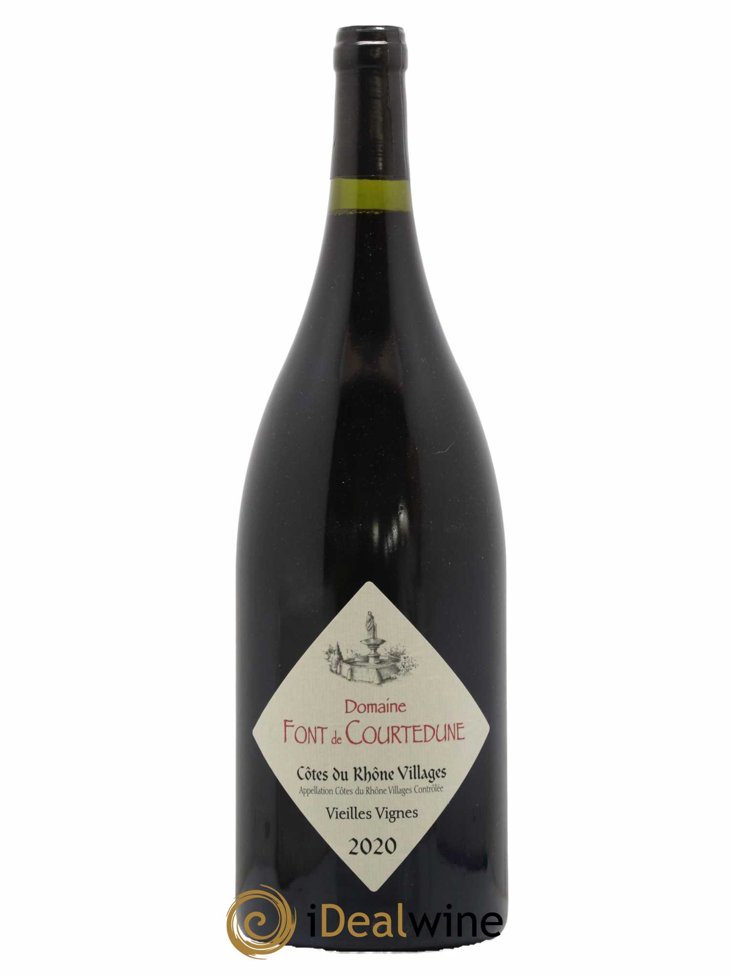Côtes-du-Rhône Villages Vieilles Vignes Domaine Font De Courtedune 2020 - Lot de 1 magnum - 0
