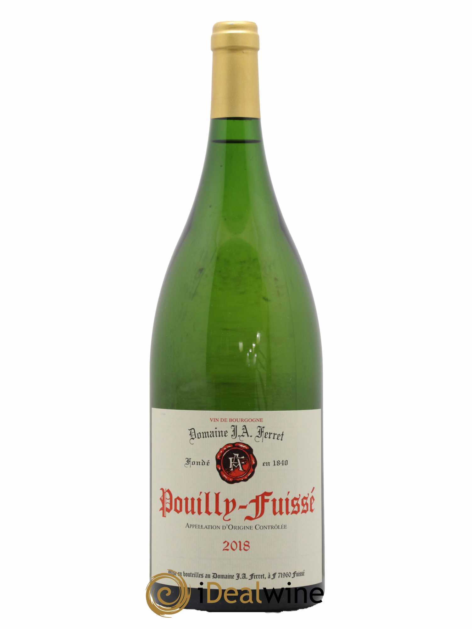 Pouilly-Fuissé J.A. Ferret (Domaine) 2018 - Posten von 1 Magnum - 0