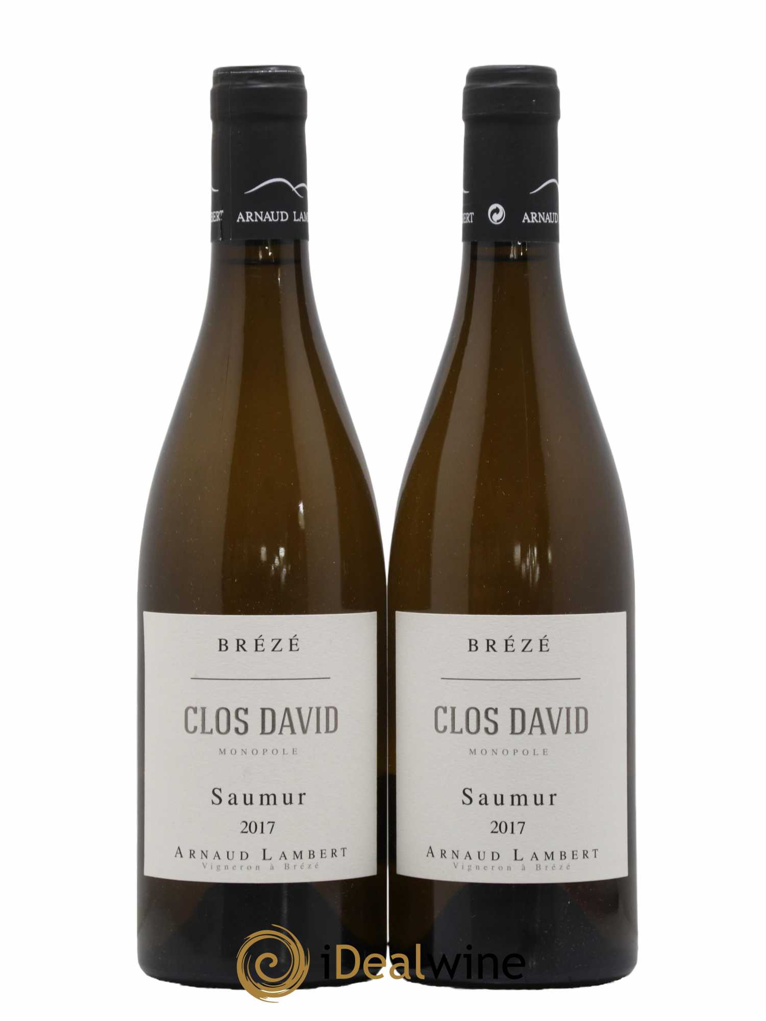 Saumur Brézé Clos David Arnaud Lambert 2017 - Lot de 2 bouteilles - 0