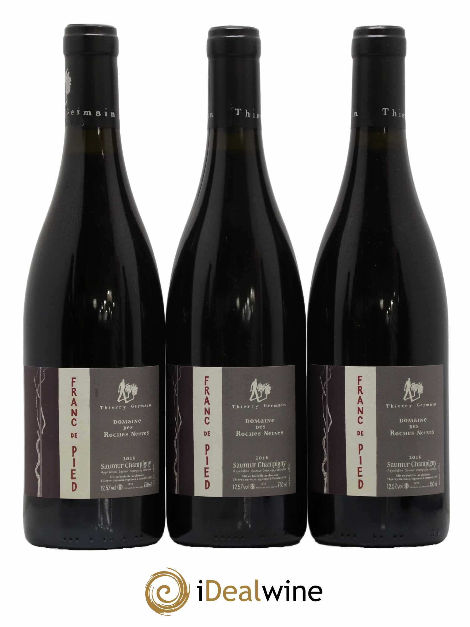 Saumur-Champigny Franc de pied Domaine des Roches Neuves - Thierry Germain 2016 - Lot de 6 bouteilles - 1
