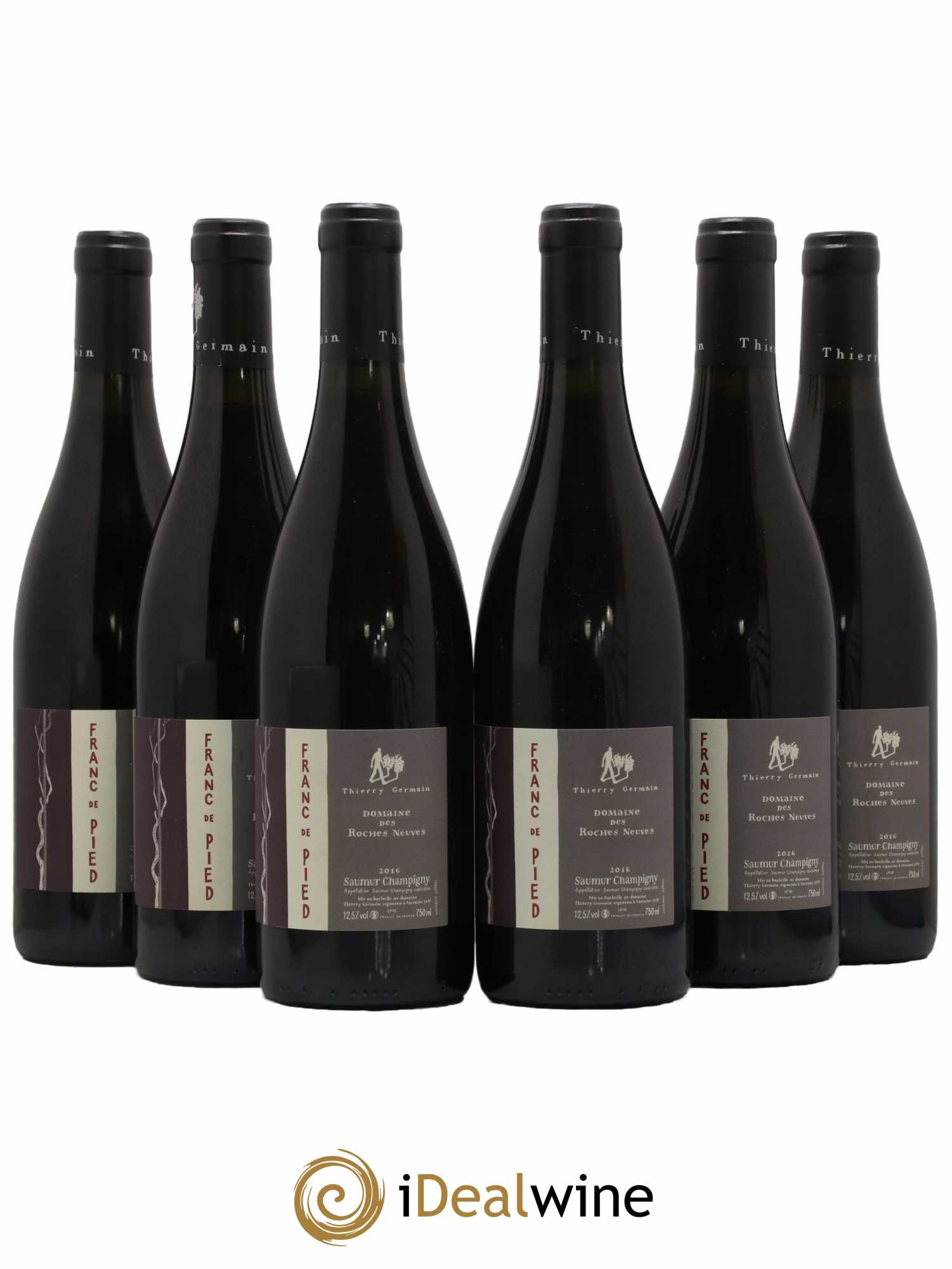 Saumur-Champigny Franc de pied Domaine des Roches Neuves - Thierry Germain 2016 - Lot de 6 bouteilles - 0