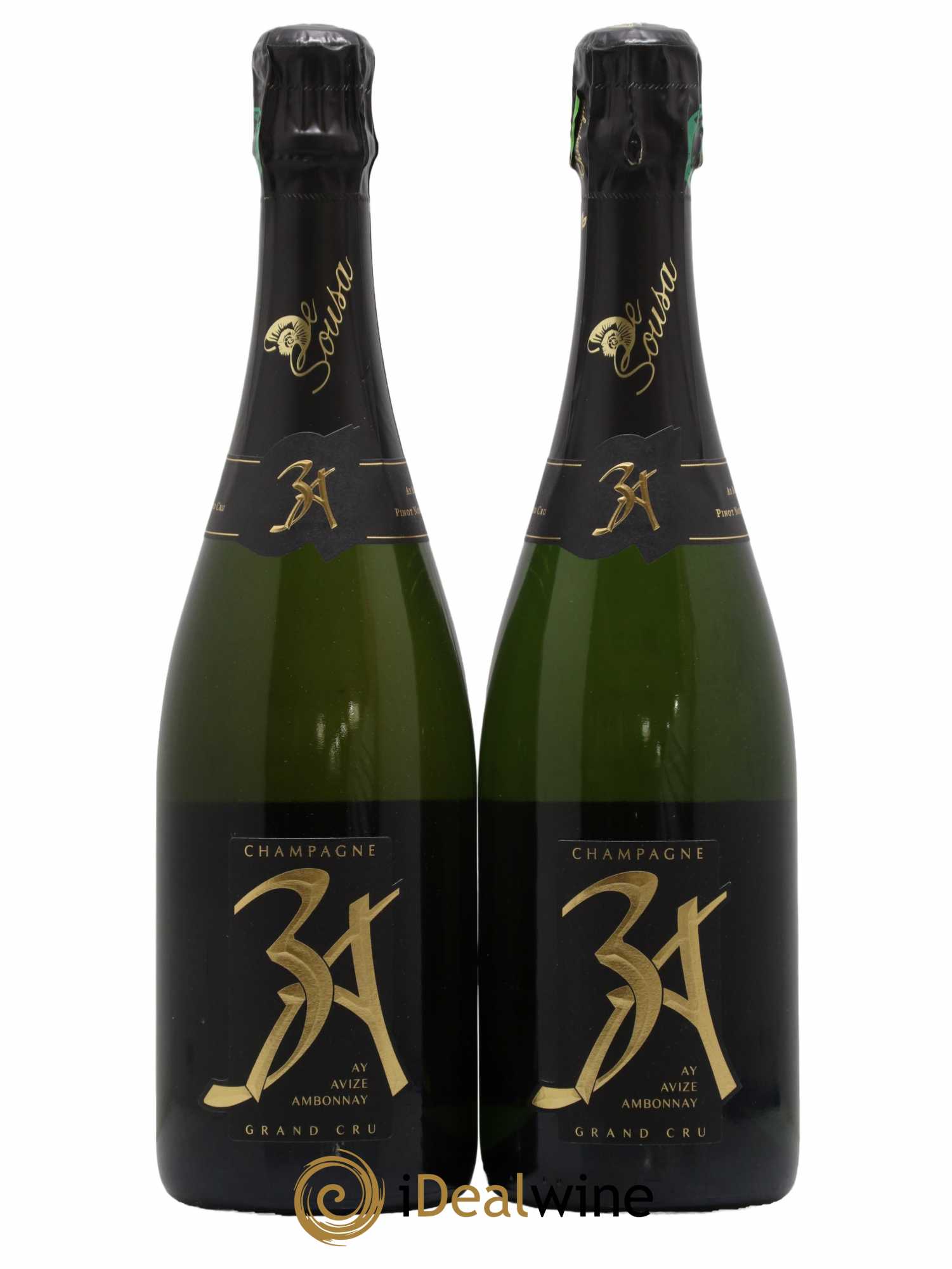 Cuvée 3A Grand Cru Extra-Brut De Sousa - Lot de 2 bouteilles - 0
