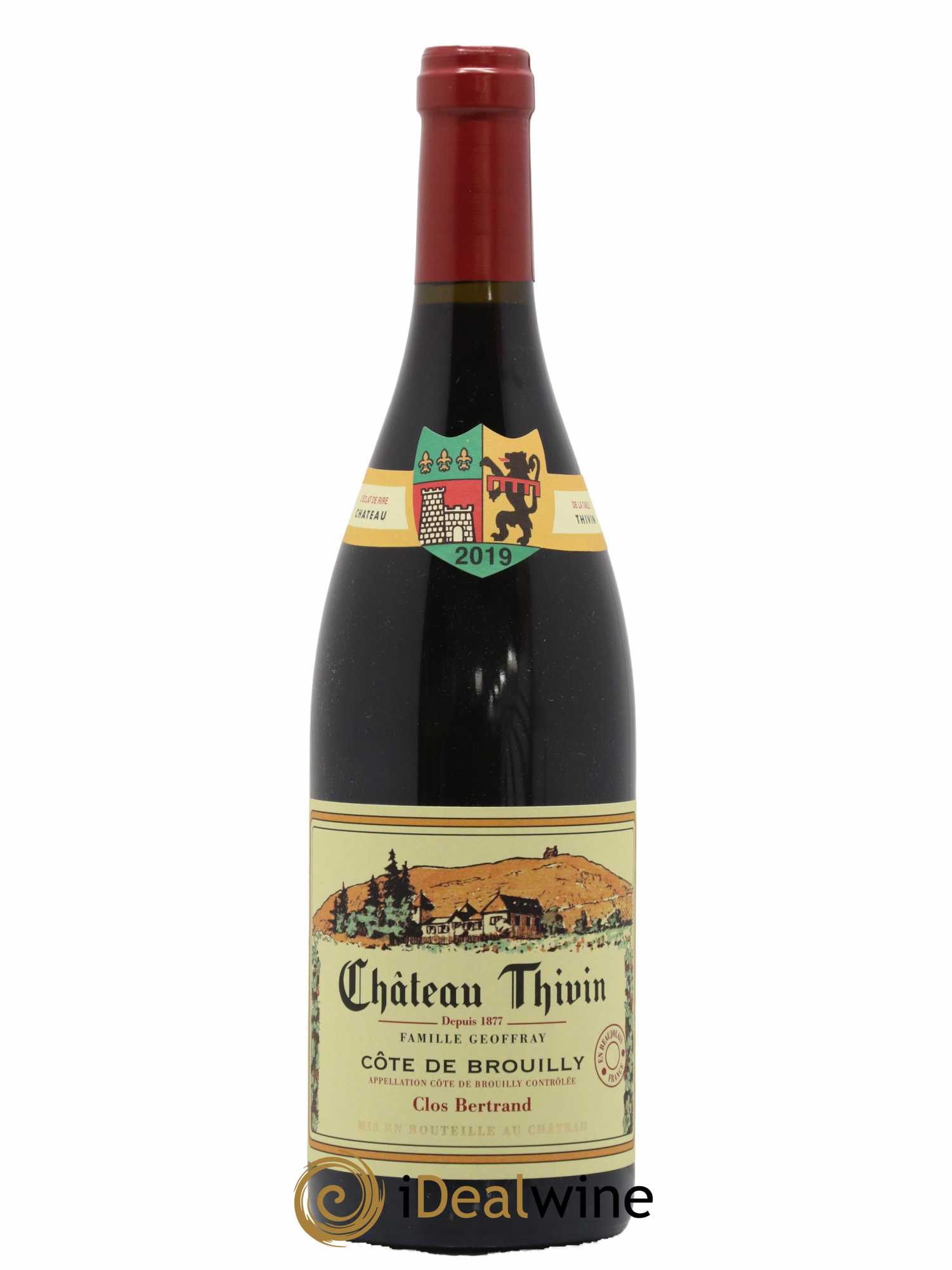Côte de Brouilly Clos Bertrand Château Thivin 2019 - Lot de 1 bouteille - 0