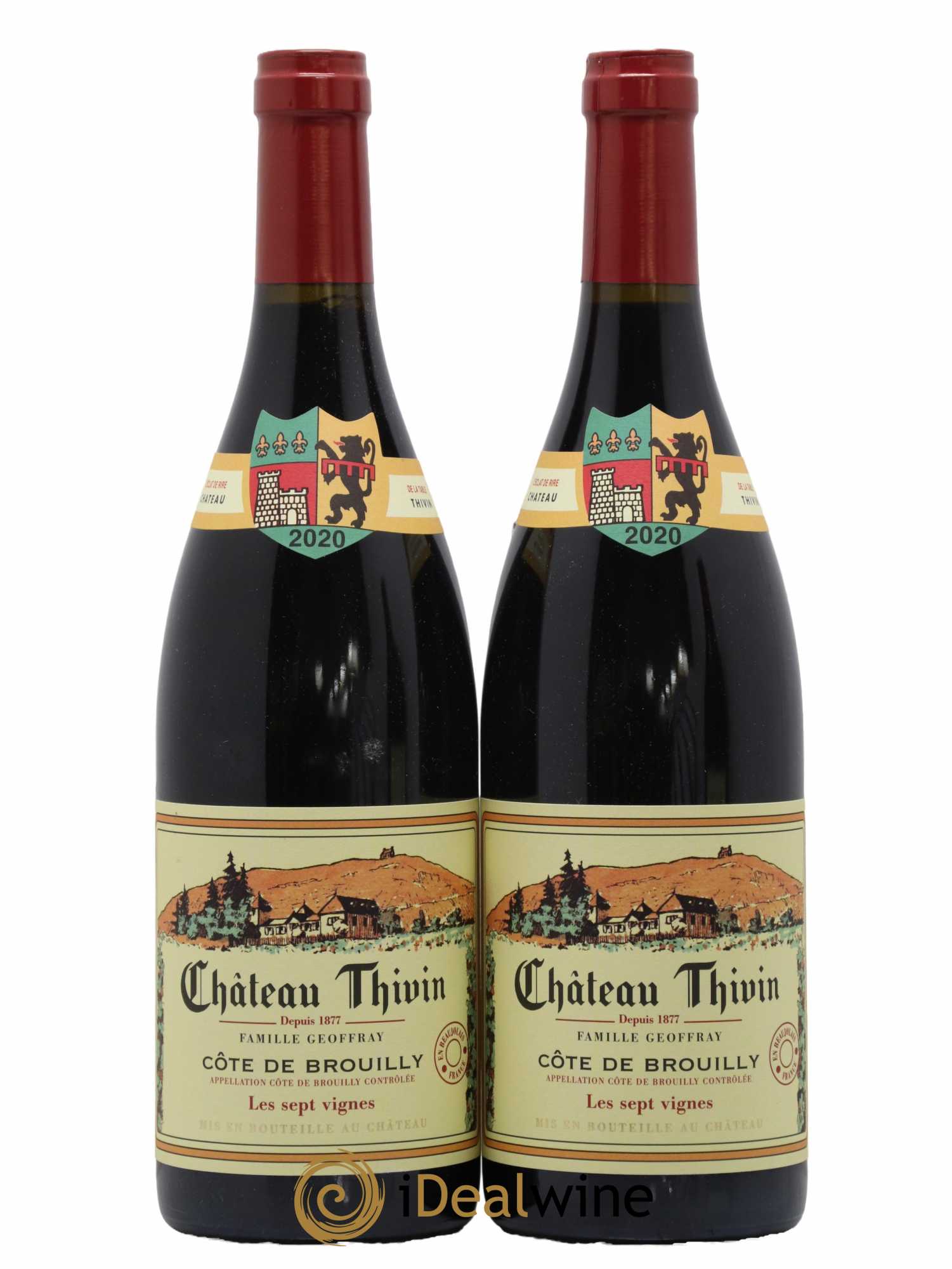 Côte de Brouilly Les 7 Vignes Château Thivin 2020 - Lot de 2 bouteilles - 0