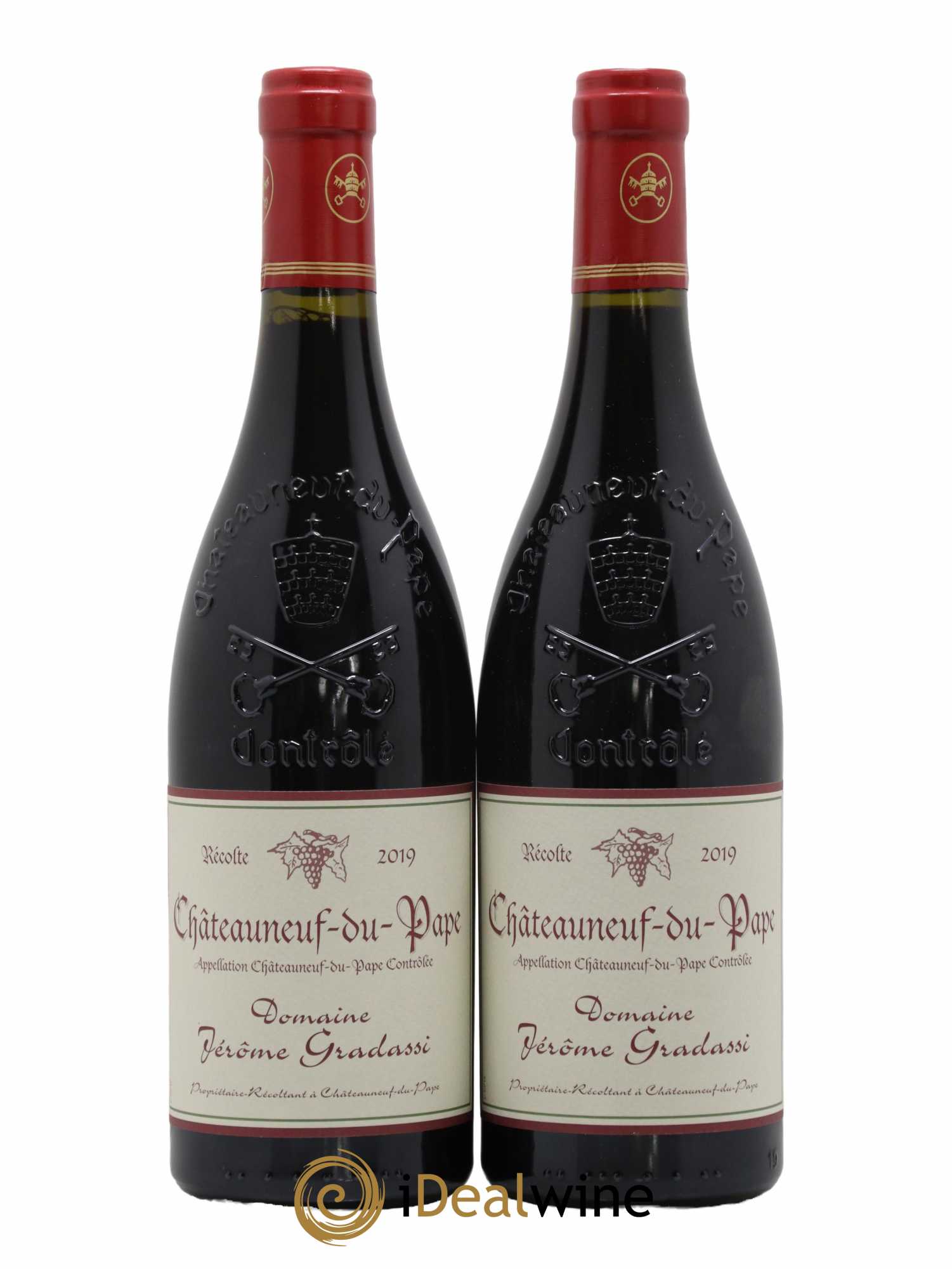 Châteauneuf-du-Pape Jérôme Gradassi 2019 - Lot de 2 bouteilles - 0