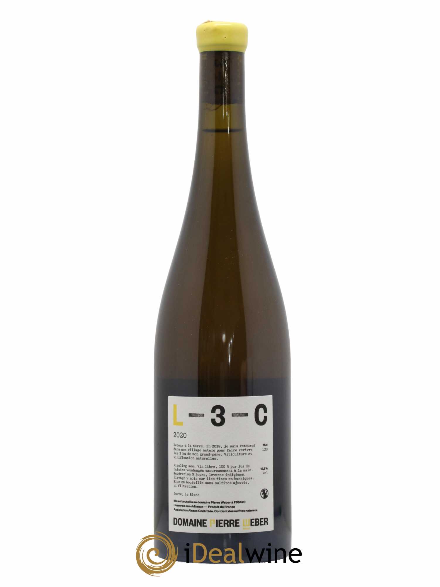 Vin de France L-3-C Pierre Weber 2020 - Lot de 1 bouteille - 1