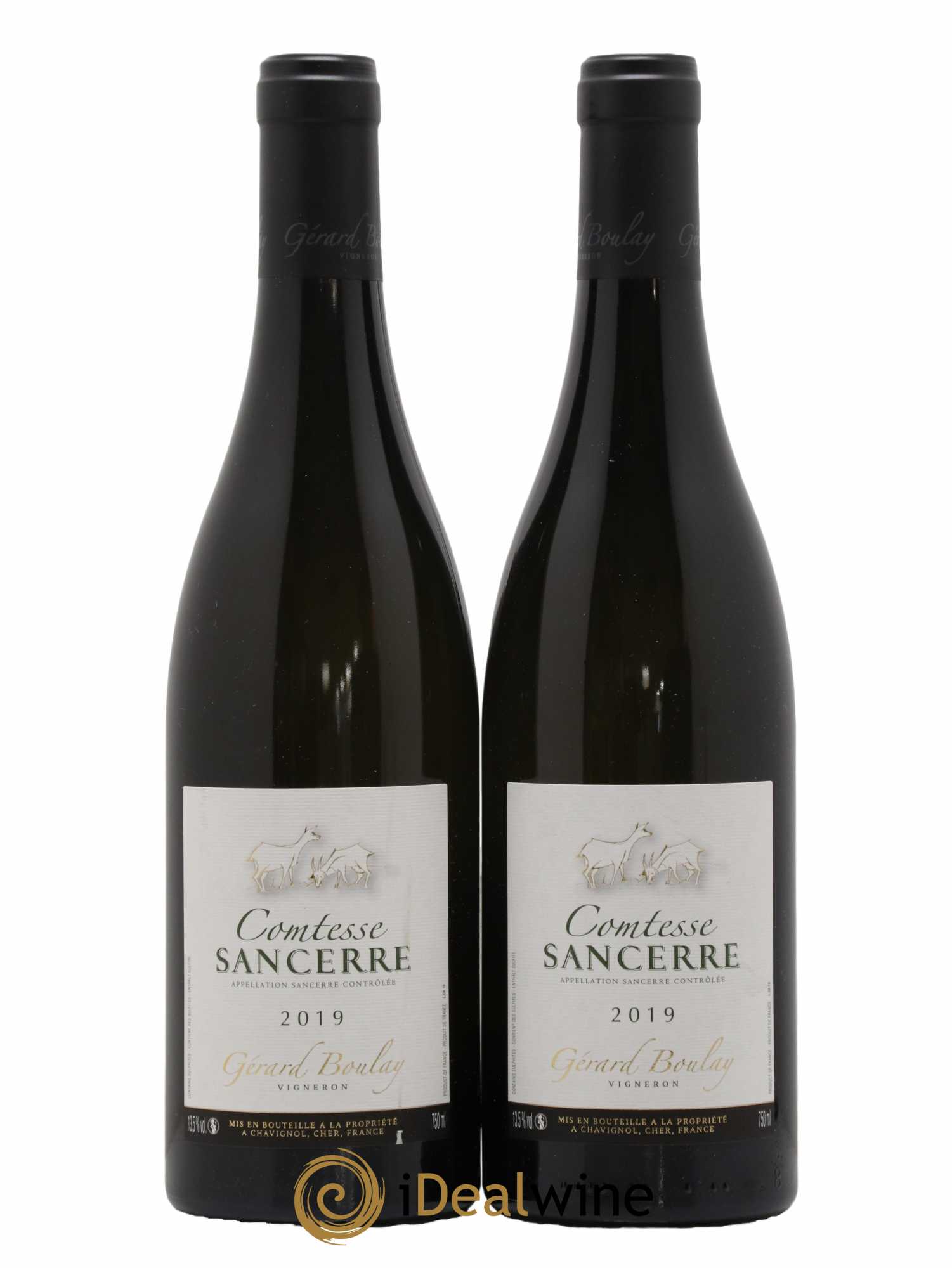 Sancerre Comtesse Gérard Boulay 2019 - Lot de 2 bouteilles - 0