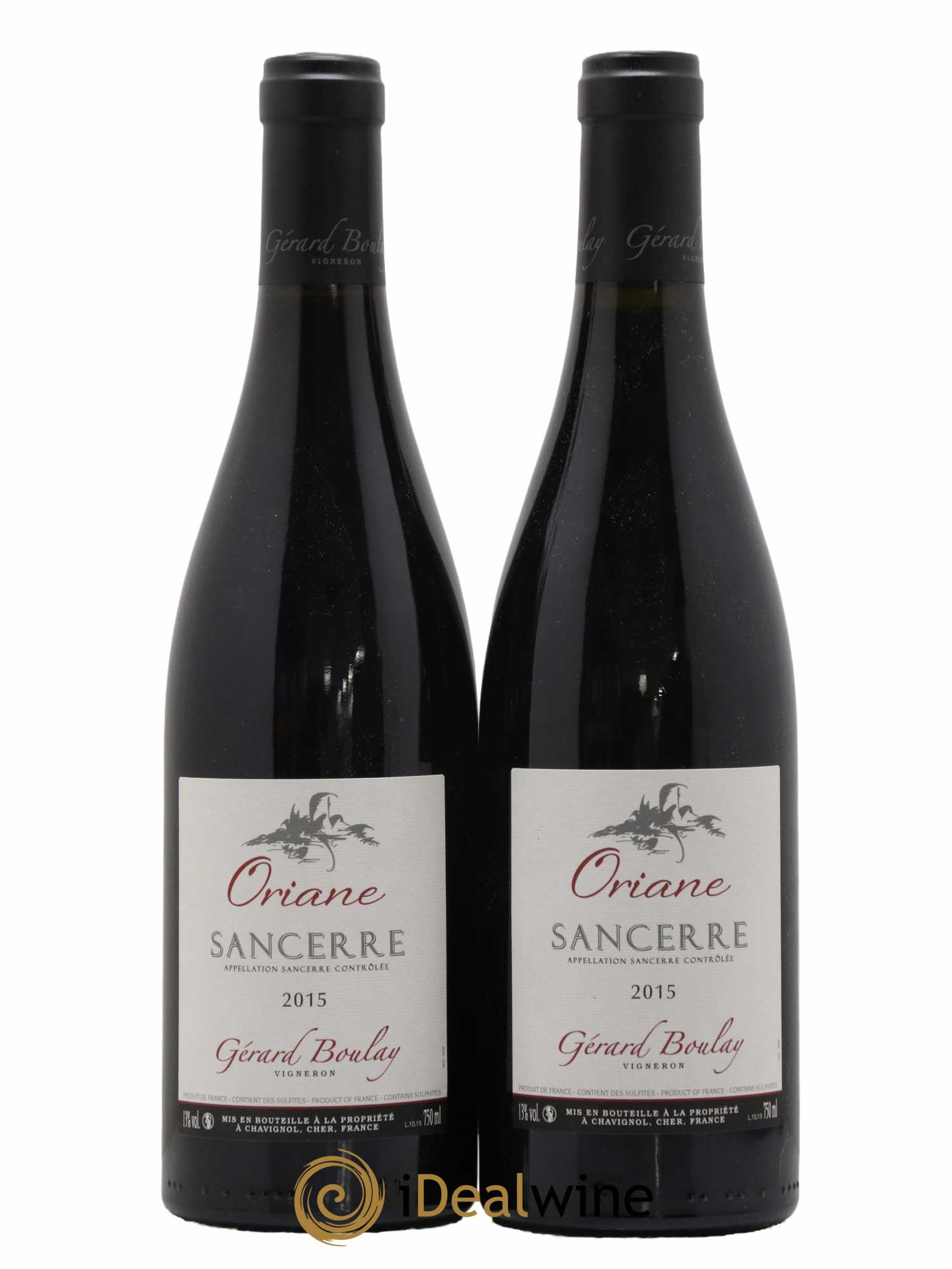 Sancerre Oriane Gérard Boulay 2015 - Lot de 2 bouteilles - 0