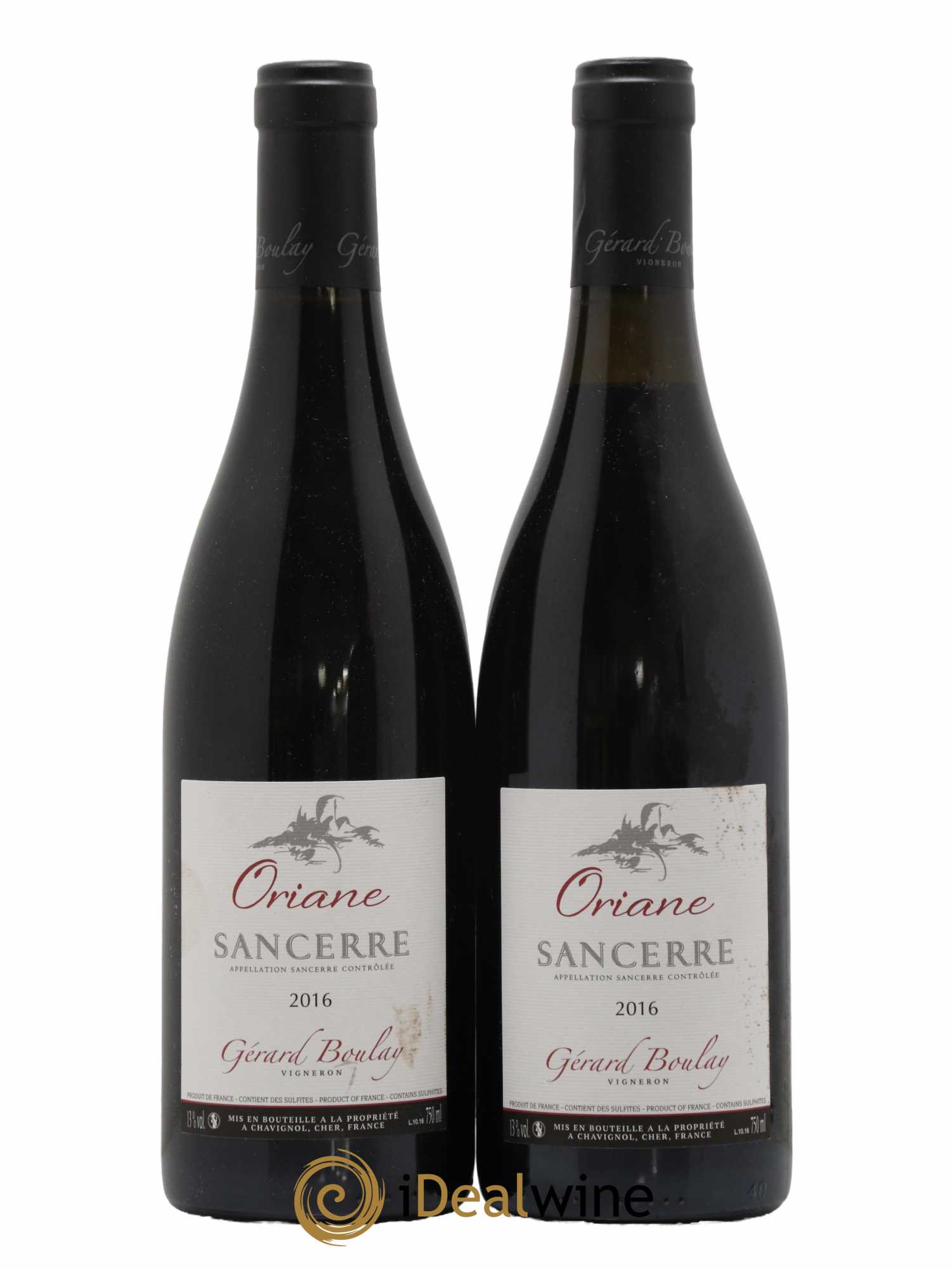 Sancerre Oriane Gérard Boulay 2016 - Lot de 2 bouteilles - 0